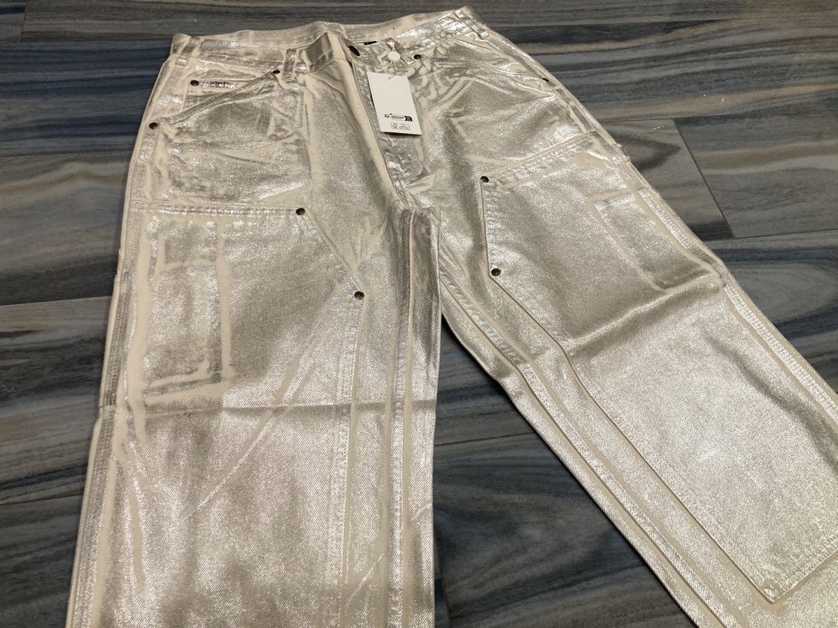 Maison Margiela × Supreme Supreme 2024SS x Maison Margiela foil double knee paint pant Size US 32 / EU 48 - 2 Thumbnail