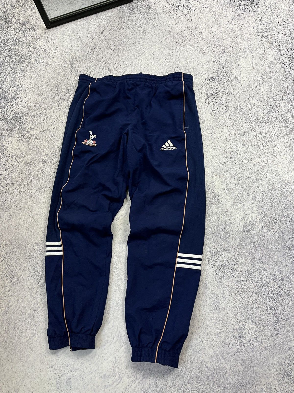Adidas × Vintage Vintage Adidas Tottenham Nylon Drill Track Pants Rare 90’s Size US 34 / EU 50 - 2 Thumbnail