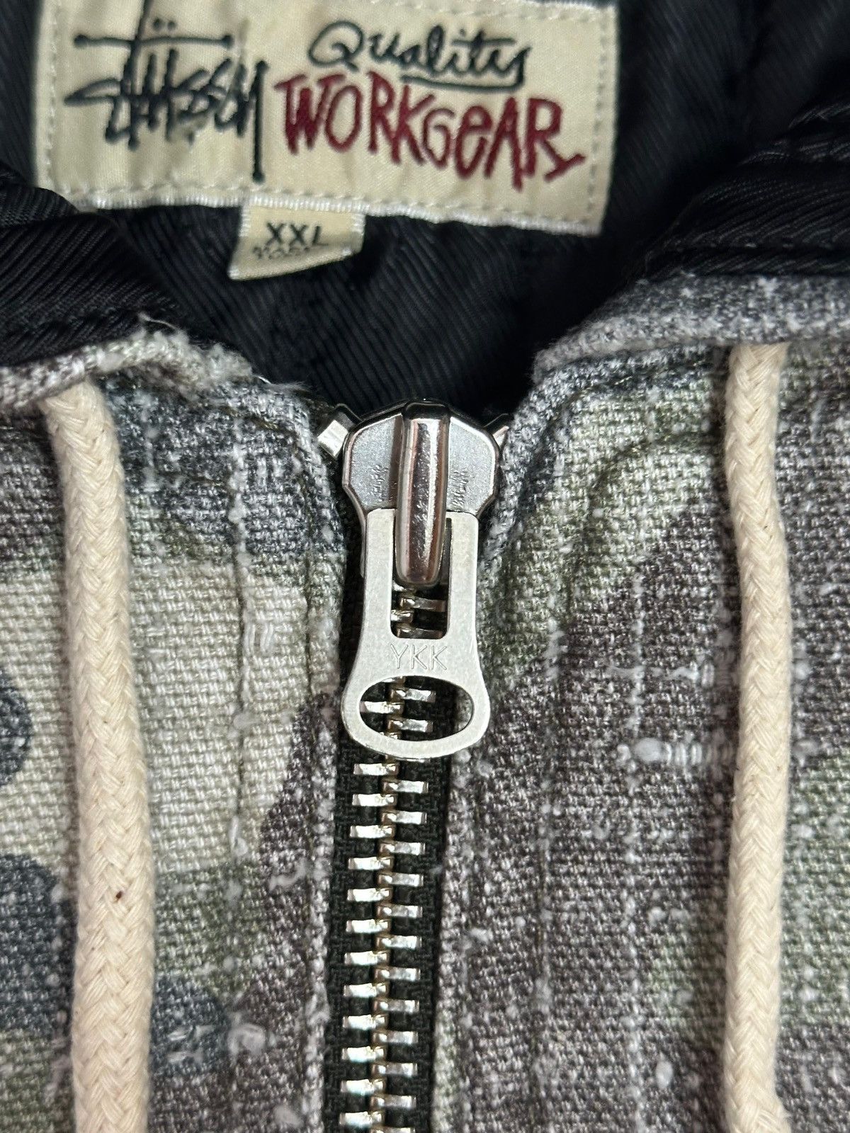 Stussy Stüssy Canvas Needle Punch Woodland Camo / Size: XXL Size US XL / EU 56 / 4 - 3 Thumbnail