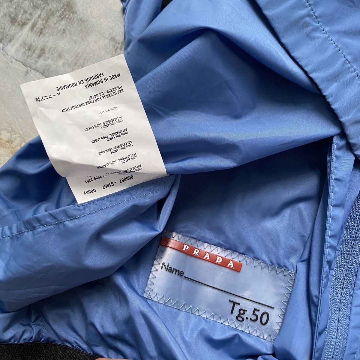 Prada Vintage Prada Nylon Vest Hoodie Size L / US 10 / IT 46 - 5 Thumbnail