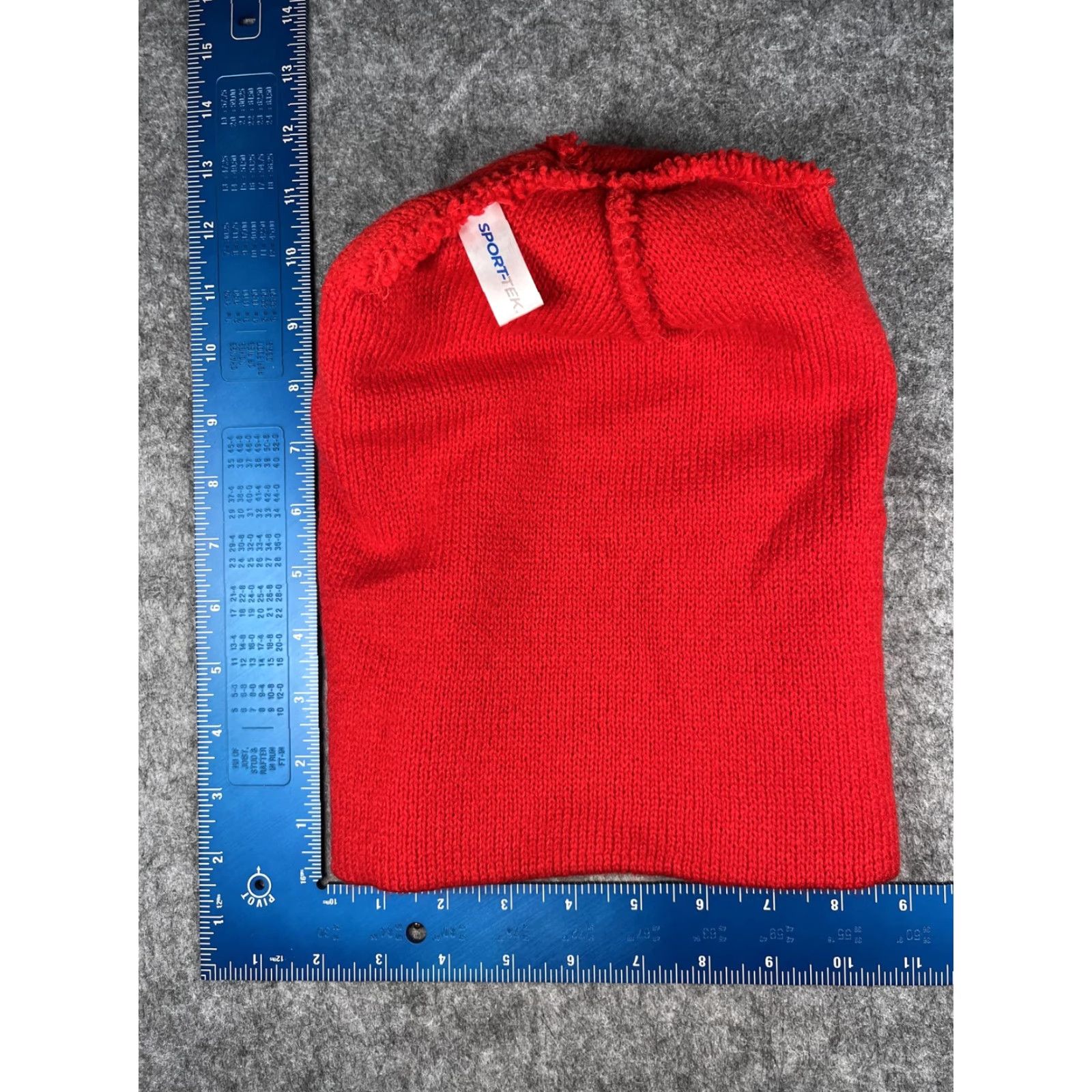 Vintage Sport-Tek Beanie Mens Red Knit One Size Sippin Santas Pub Crawl Embroidered Logo Winter Christmas Hat Size ONE SIZE - 7 Thumbnail