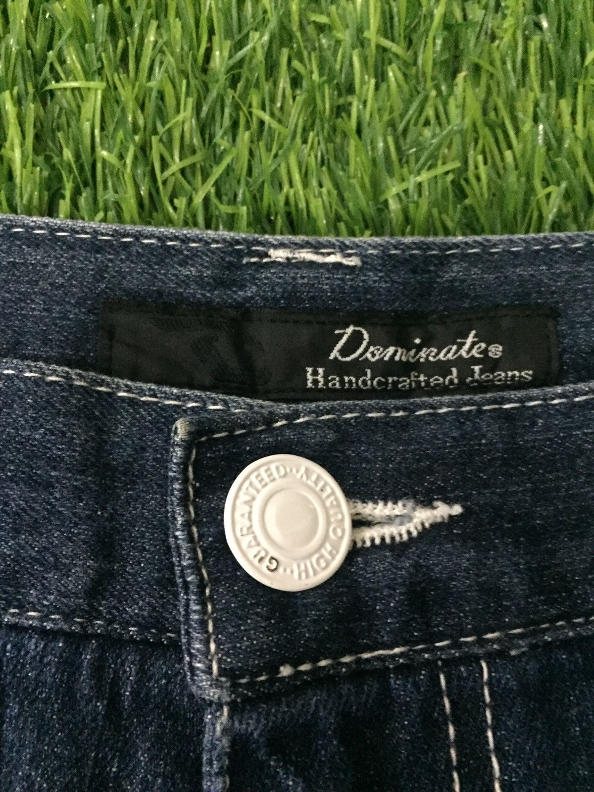 PPFM double waist dominate handcrafted punk style jeans Size US 32 / EU 48 - 9 Thumbnail