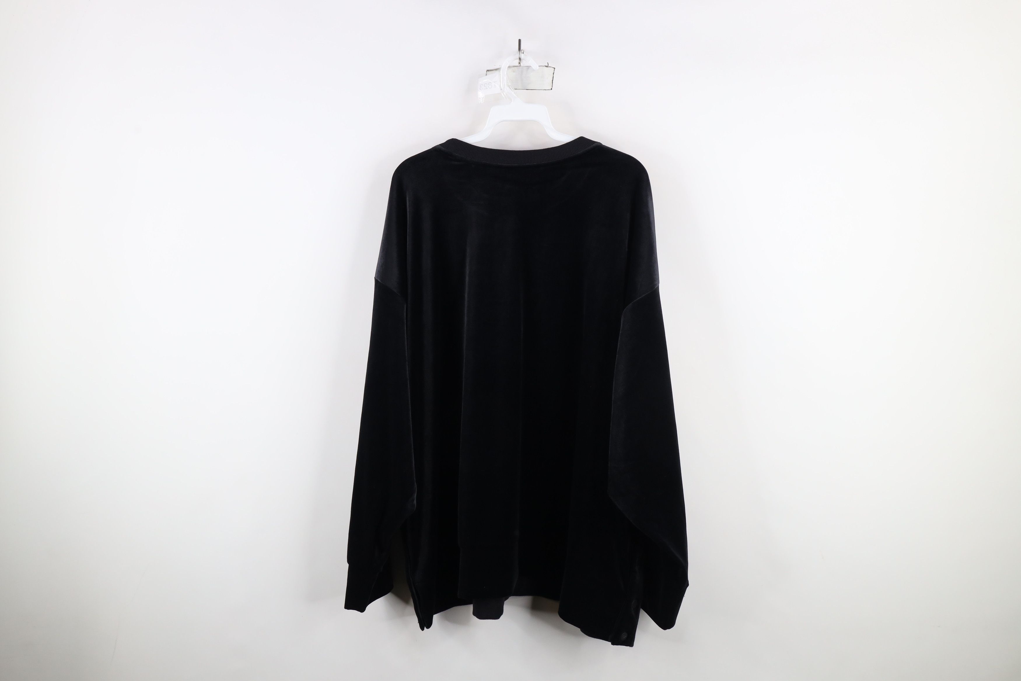 Athleta × Vintage Athleta Retroplush Heavyweight Crewneck Sweatshirt Black Size XXL / US 16-18 / IT 52-54 - 10 Thumbnail