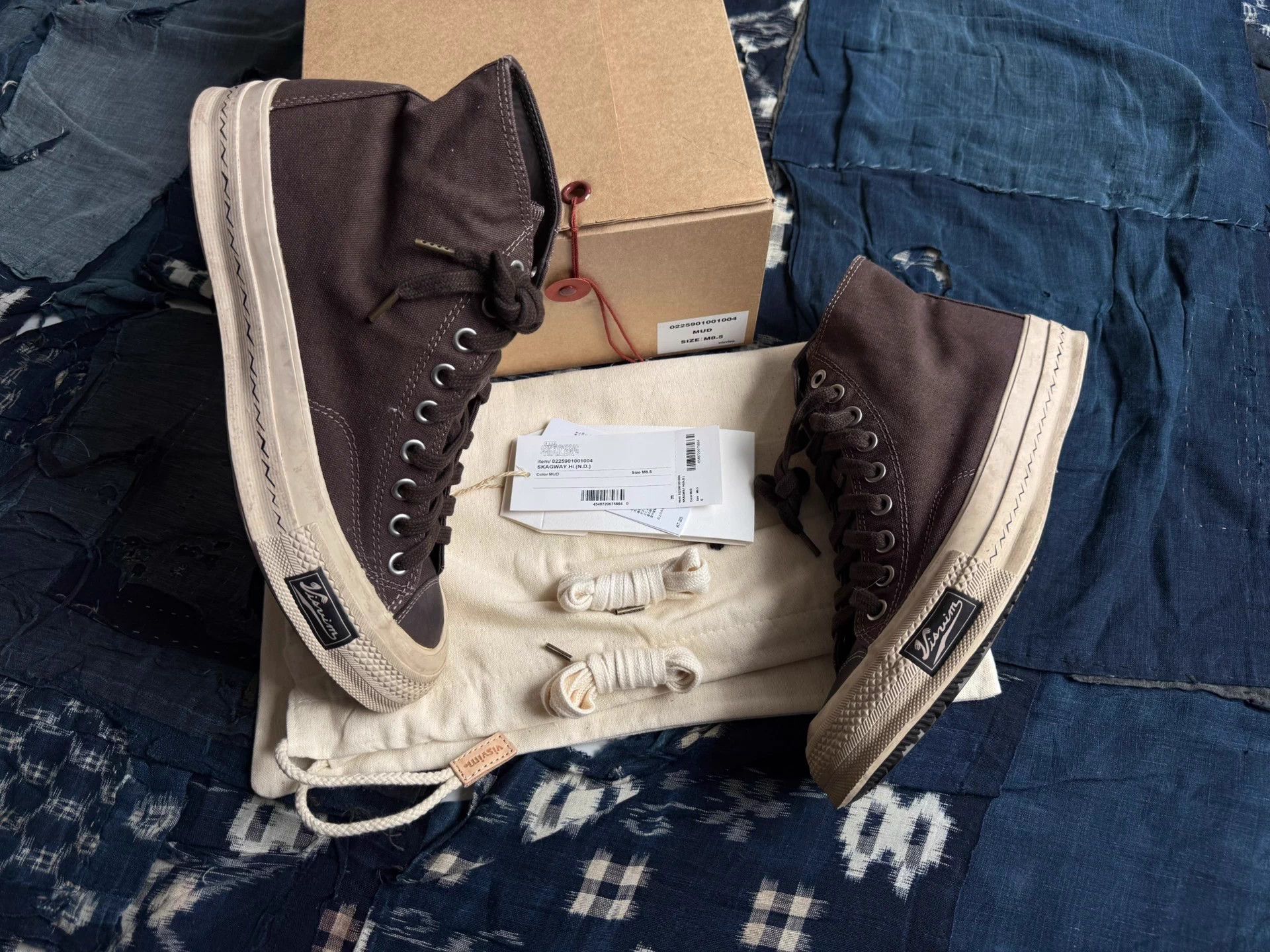 VISVIM 25AW ICT SKAGWAY HI (N.D.) MUD 8.5-10