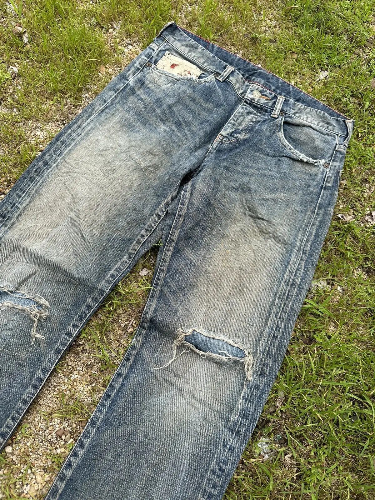 If Six Was Nine SOUL OF FREEDOM ‘’MADE IN HEAVEN’’ JEANS RIPPED DENIM PANTS Size US 31 - 5 Thumbnail