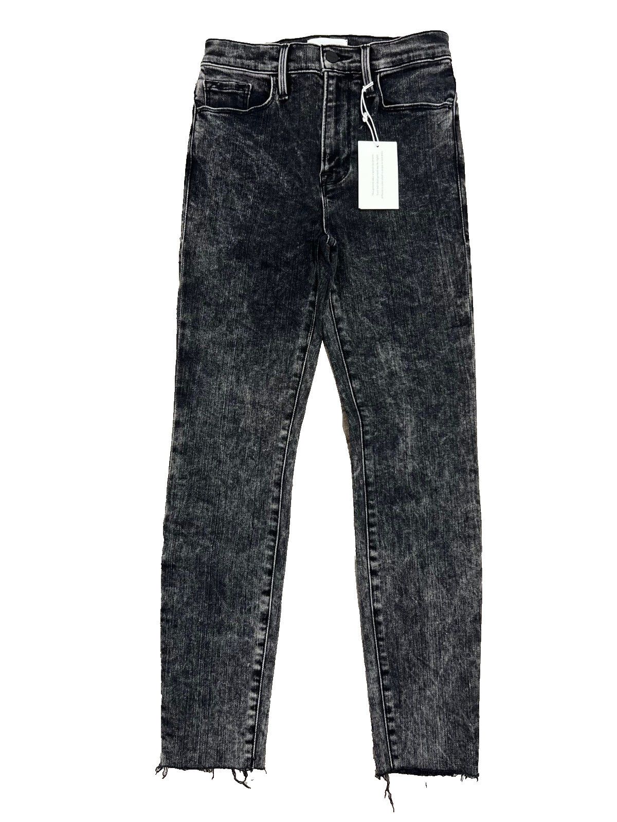 Frame Frame Ali High-Rise Cigarette Jeans Acid Wash ( 25 ) Size 25" / US 0 / IT 36 - 3 Thumbnail