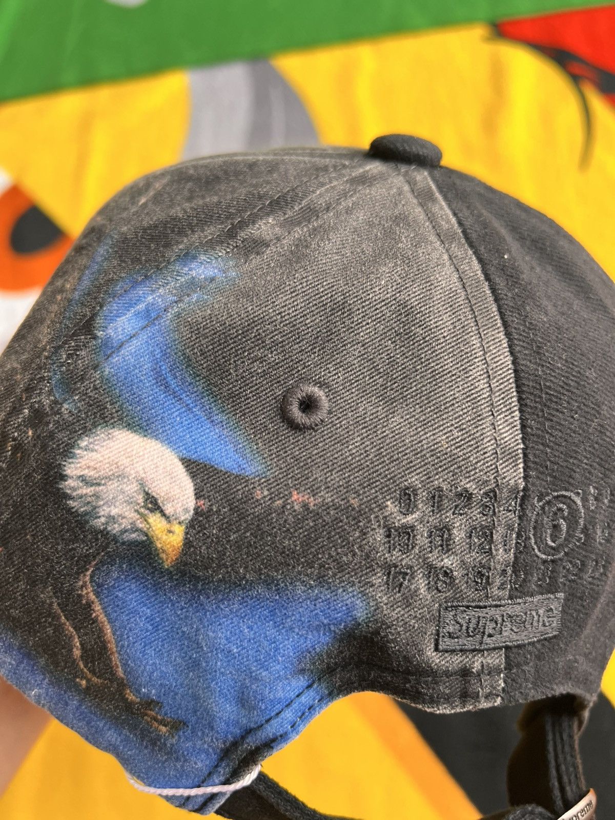 Maison Margiela × Supreme Supreme x MM6 Maison Margiela Split 6-Panel Cap Black 2026 Size ONE SIZE - 9 Thumbnail