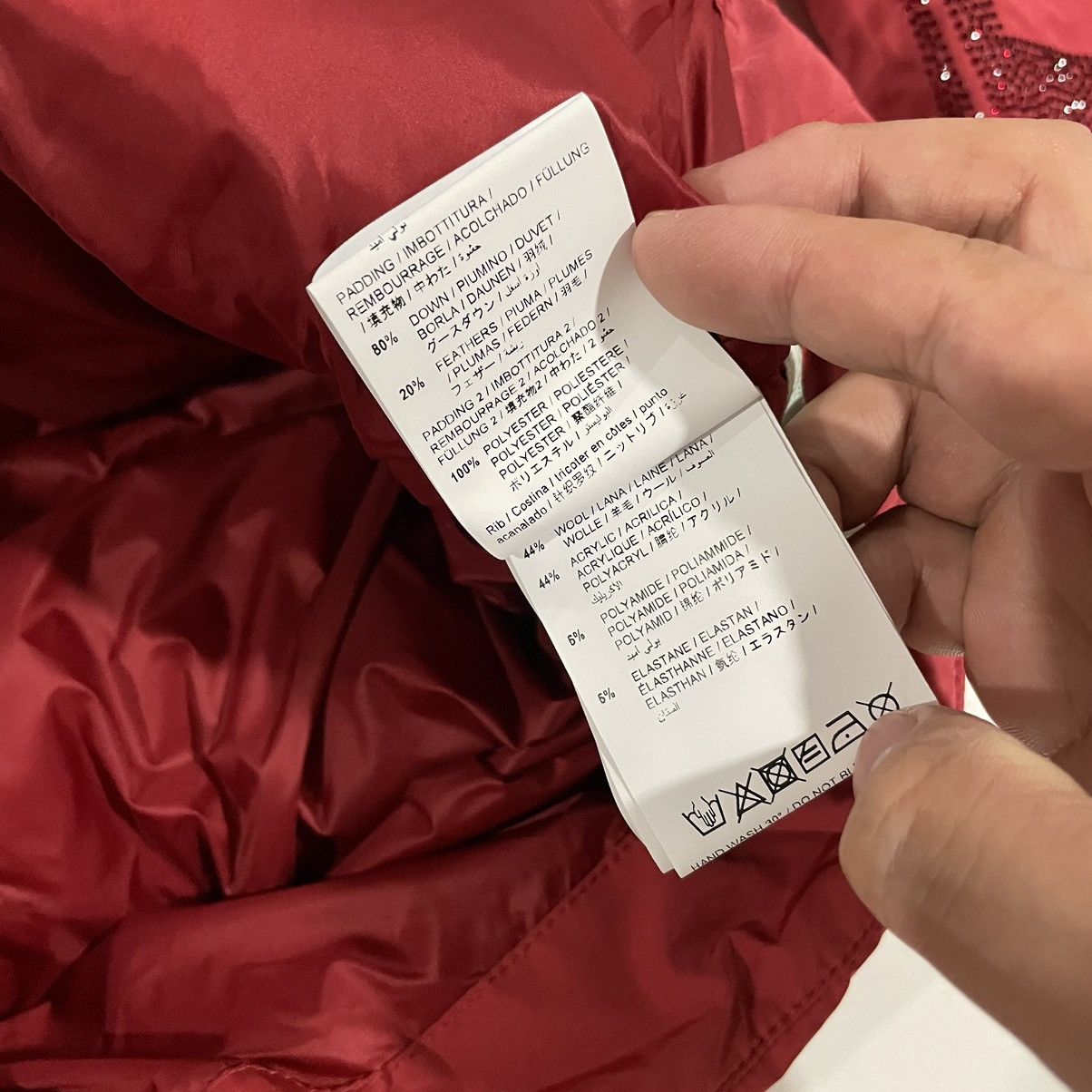 Off-White Off-White red diamond logo detachable puffer jkt Size US L / EU 52-54 / 3 - 10 Thumbnail