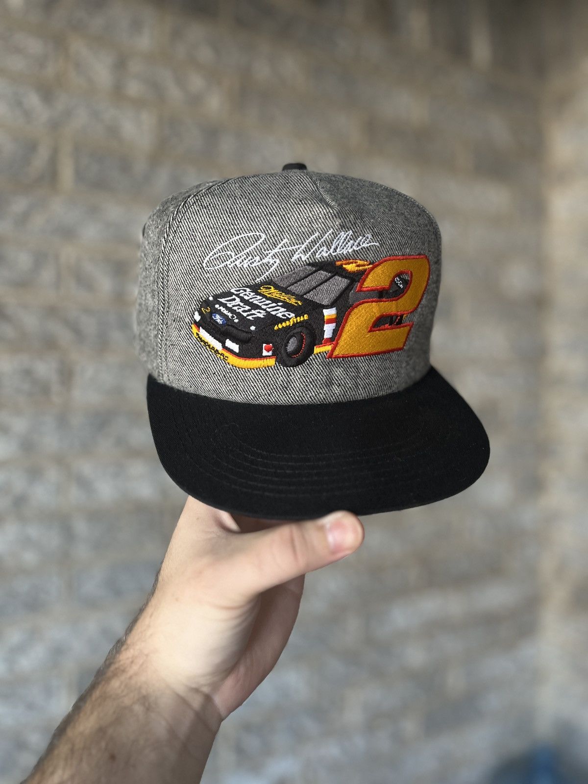 Sports Specialties × Vintage Vintage 90’s NASCAR Rusty Wallace SnapBack Hat Size ONE SIZE - 1 Thumbnail