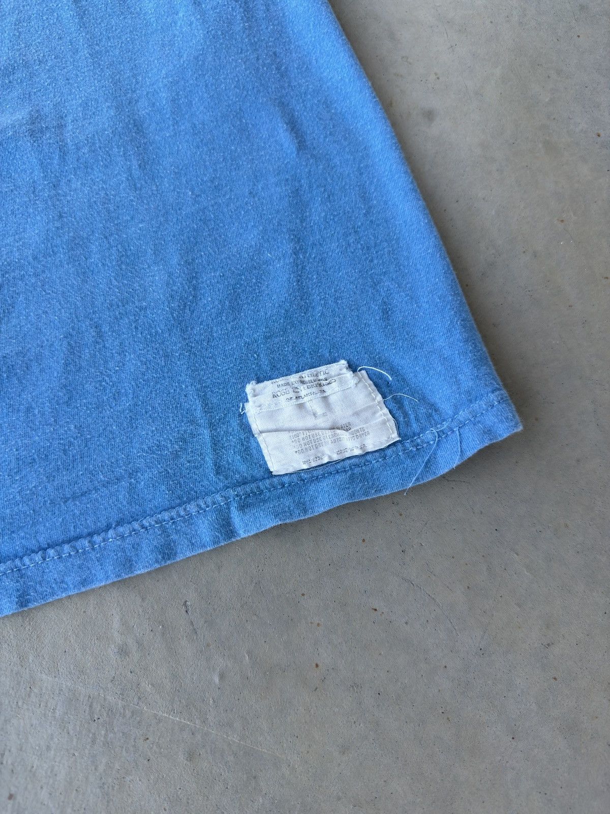 Vintage Vintage 70s Light Blue Cotton Fraternity Football Jersey Size US L / EU 52-54 / 3 - 4 Thumbnail