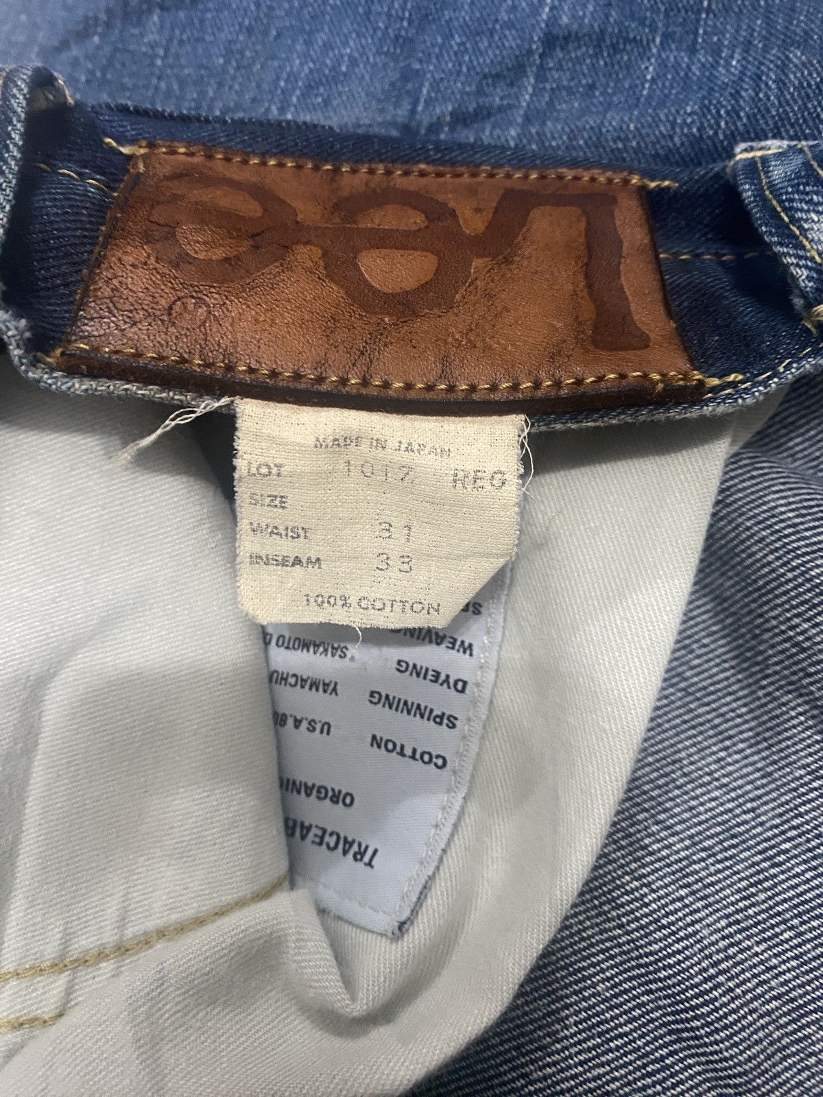 Lee × Vintage 🔥FINAL DROP🔥 LEE 101Z Vintage Japanese Made Distressed Denim Size US 31 - 11 Thumbnail