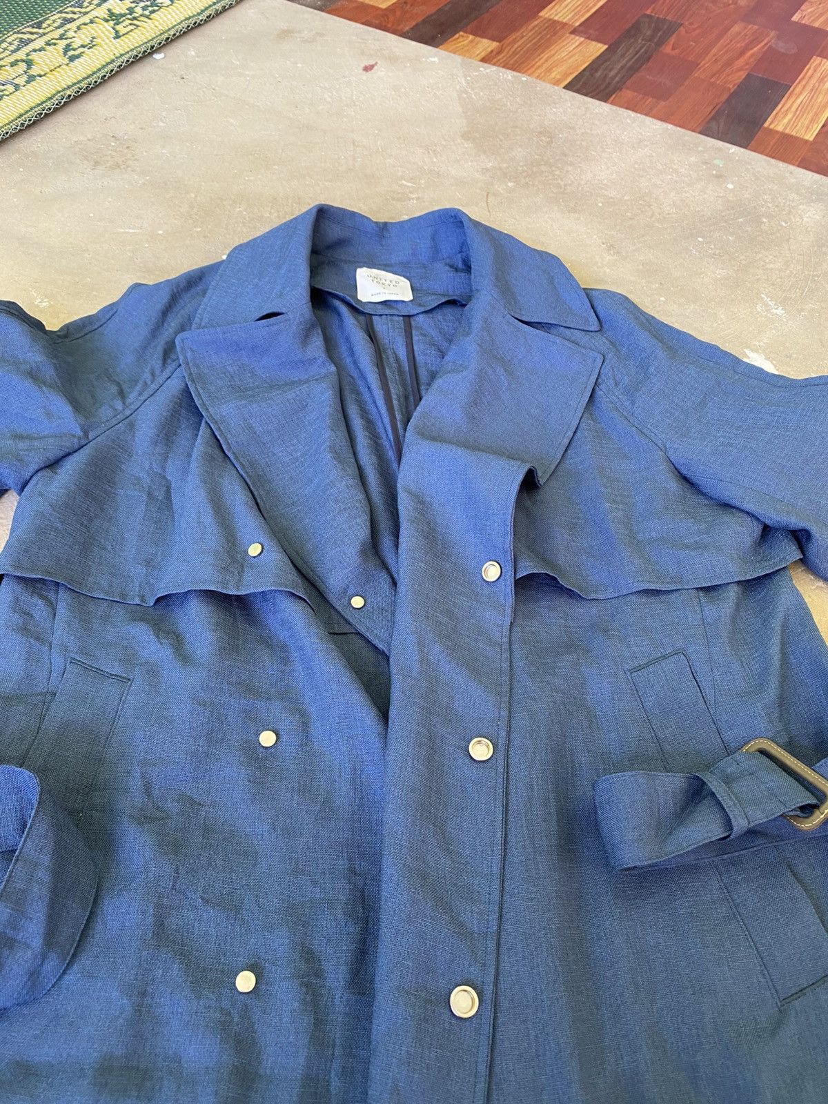 Japanese Brand United Tokyo Belted Long Trench Coat Japan Size US M / EU 48-50 / 2 - 6 Thumbnail