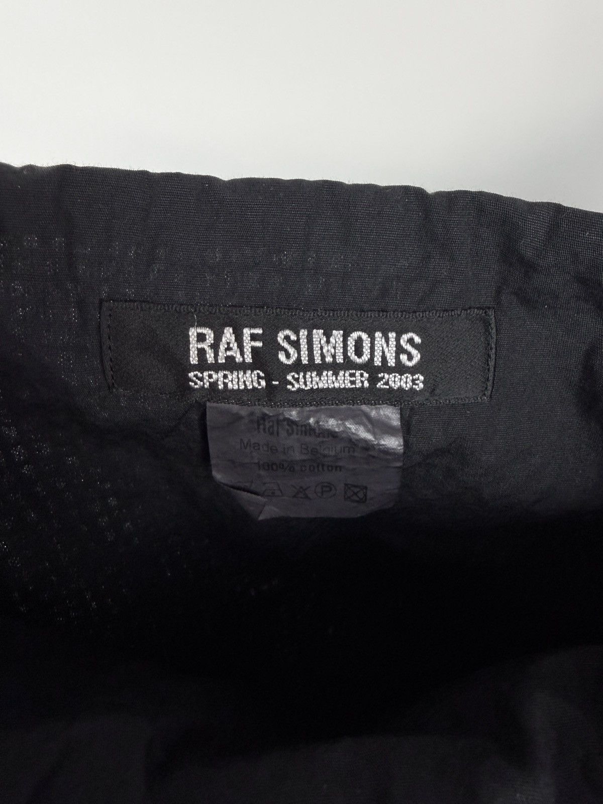 Raf Simons SS03 Raf Simons Consumed Mesh Netted Tote Bag Black Size ONE SIZE - 6 Thumbnail