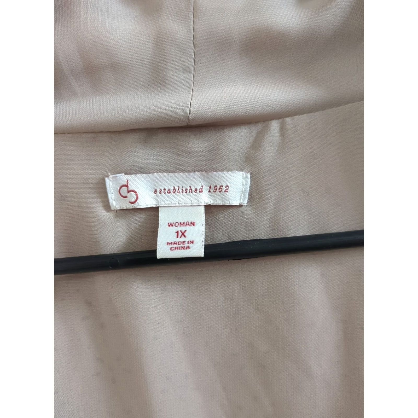 Vintage CB Cardigan Womens 1X Sweater Beige Beige Black Beautiful Detail Cardigan Plus Size Womens 1X Tan Beige CB casual 1X Ladies Womens Cardigan Size XL / US 12-14 / IT 48-50 - 3 Thumbnail