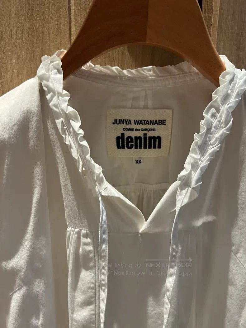 Junya Watanabe JUNYA WATANABE Court Collar White Shirt Size XS / US 0-2 / IT 36-38 - 3 Thumbnail