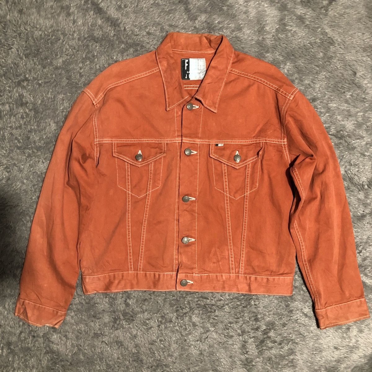 Japanese Brand × Kansai Yamamoto 🔥RARE VTG🔥 KANSAI YAMAMOTO CROPTED DENIM JACKET MAN Size US L / EU 52-54 / 3 - 2 Thumbnail
