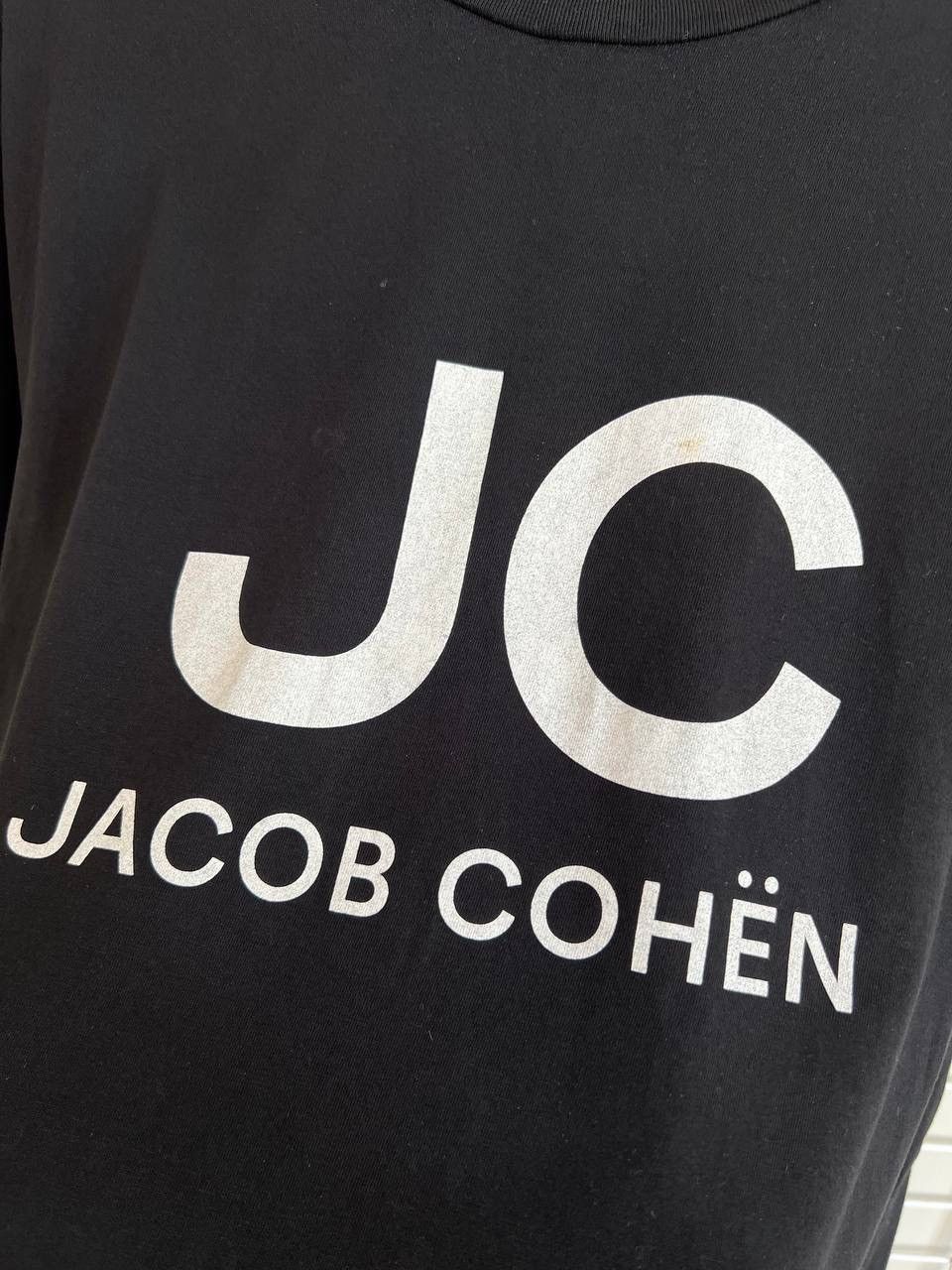 Jacob Cohen Jacob Cohen Big Logo Black T-Shirt Mens Size L Short Sleeve Size US L / EU 52-54 / 3 - 9 Thumbnail