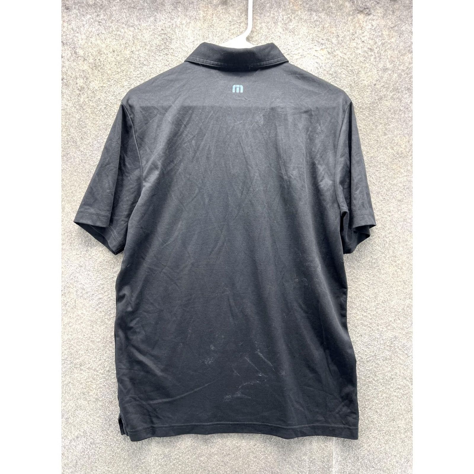TravisMathew TravisMathew Polo Shirt Mens M Black Stripe Golf Casual Short Sleeve Shirt Mens Black Stripe Polo Shirt Size US M / EU 48-50 / 2 - 4 Thumbnail