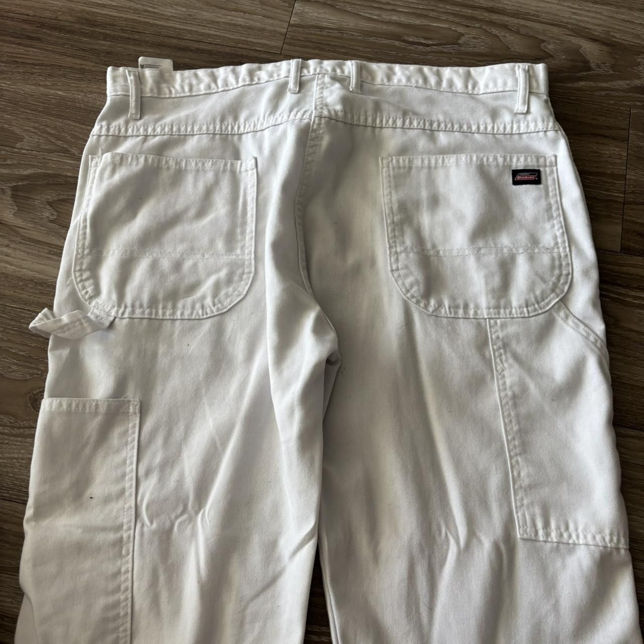 Dickies Crazy Vintage Y2K/2000s Baggy White Dickies Carpenter Pants! 38x30 Size US 38 / EU 54 - 7 Thumbnail