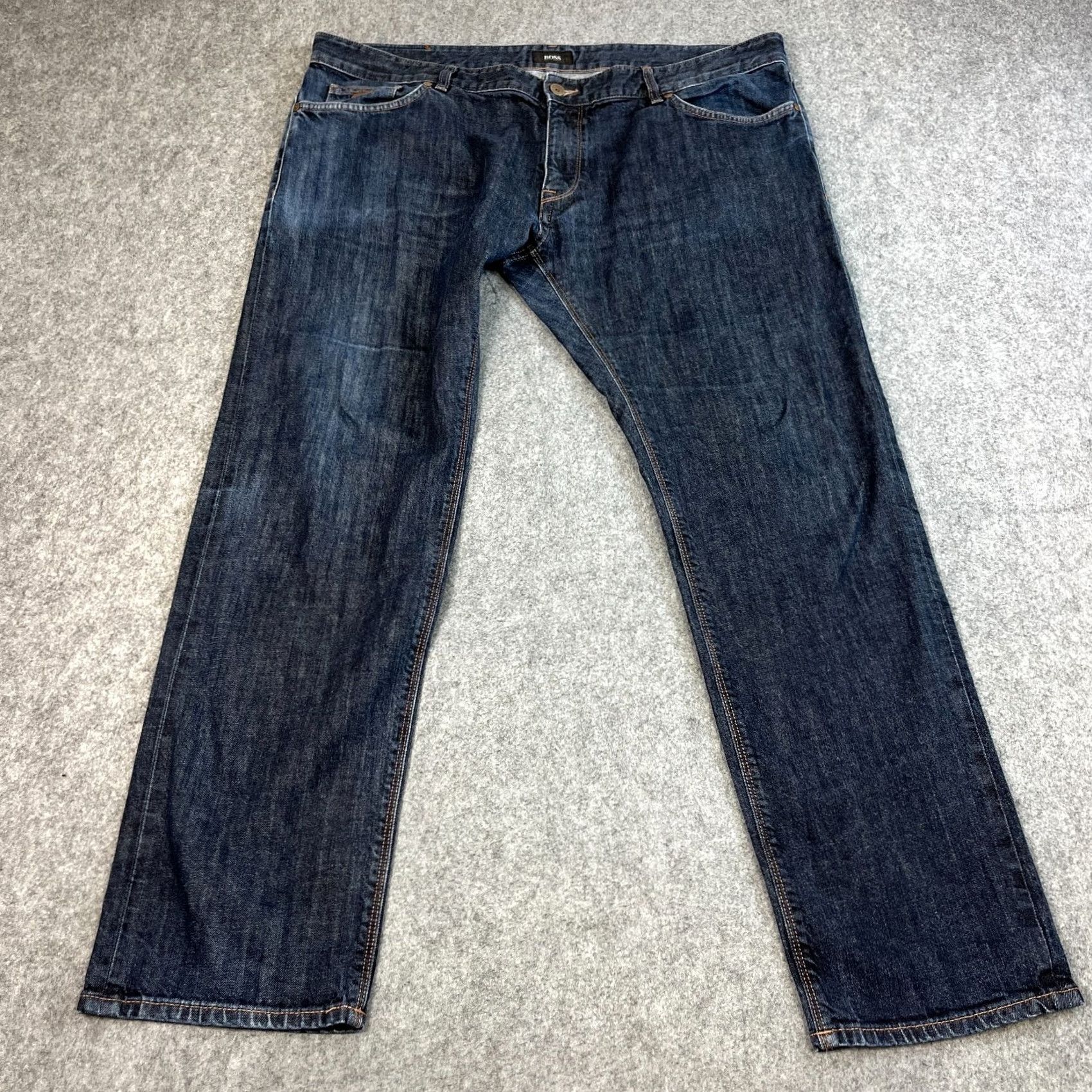 Hugo Boss HUGO BOSS Jeans Maine 3 40 32 Dark Blue Stretch Regular 5-Pocket Denim Men Adult Medium? Size US 40 / EU 56 - 2 Thumbnail