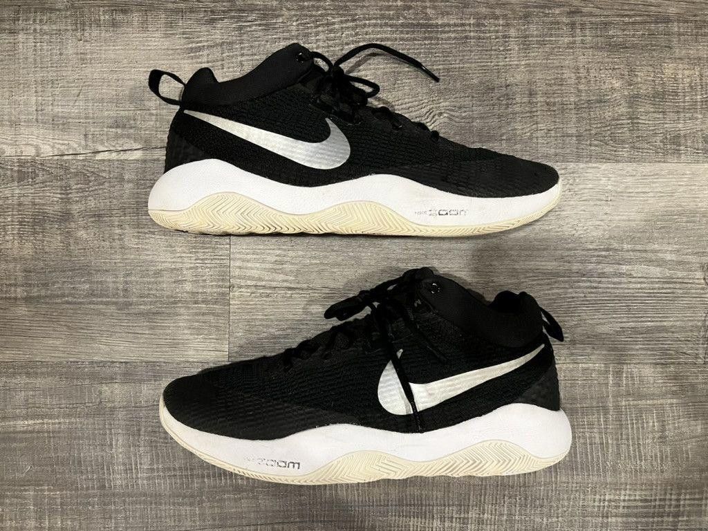 Nike NIKE • Zoom Rev TB "2016 Black/White" (12M) Size US 12 / EU 45 - 2 Thumbnail
