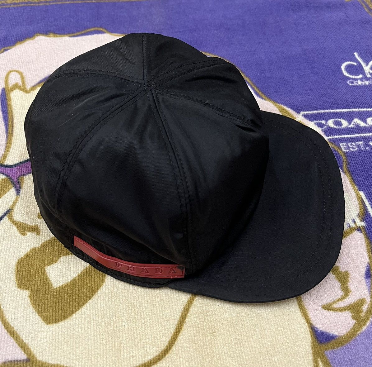 Prada Rare🔥PRADA Nylon Made in Italy Snapback Size ONE SIZE - 4 Thumbnail