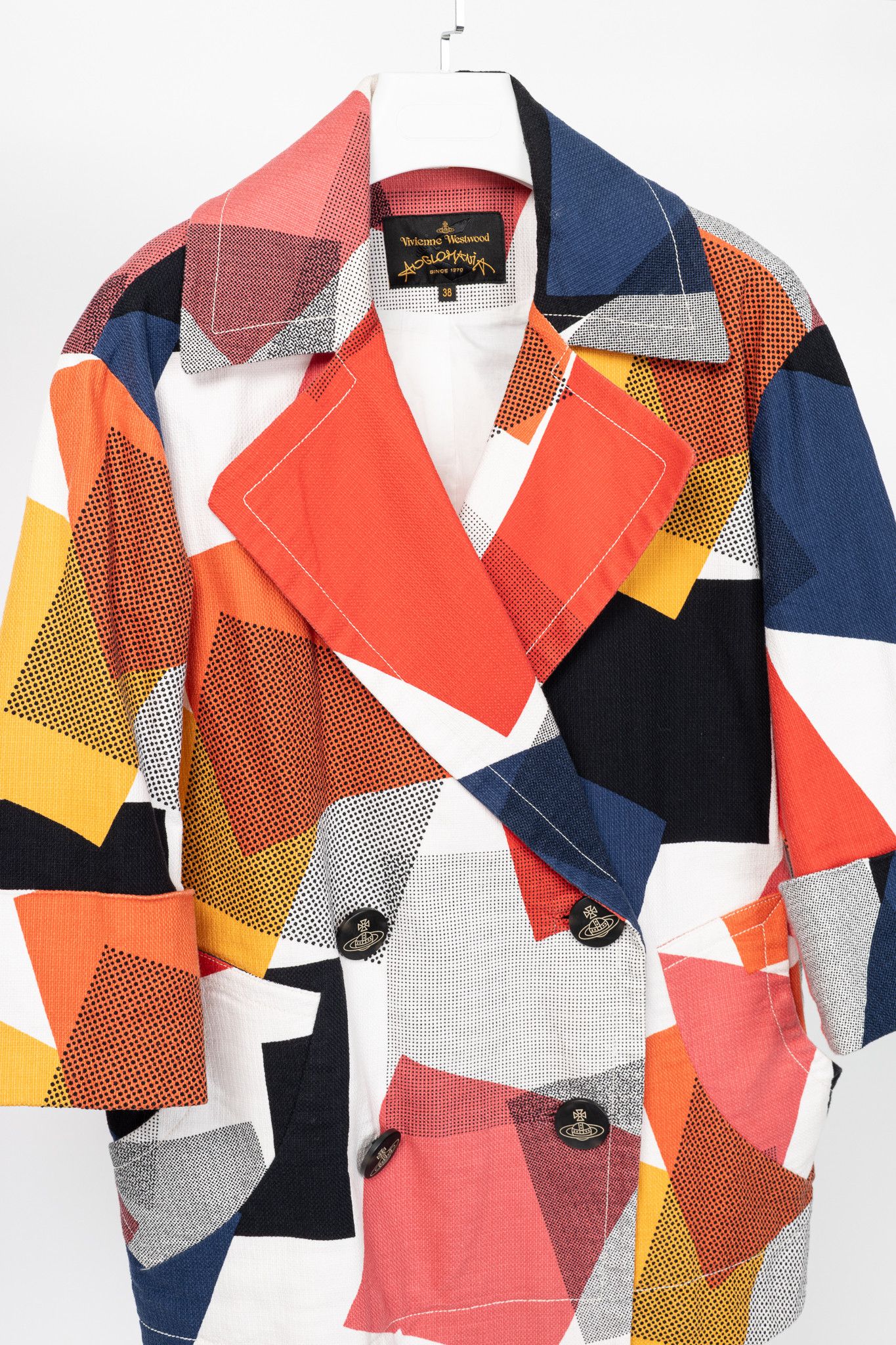 Vivienne Westwood Vivienne Westwood Anglomania Geometric Oversized Jacket Size XS / US 0-2 / IT 36-38 - 3 Thumbnail