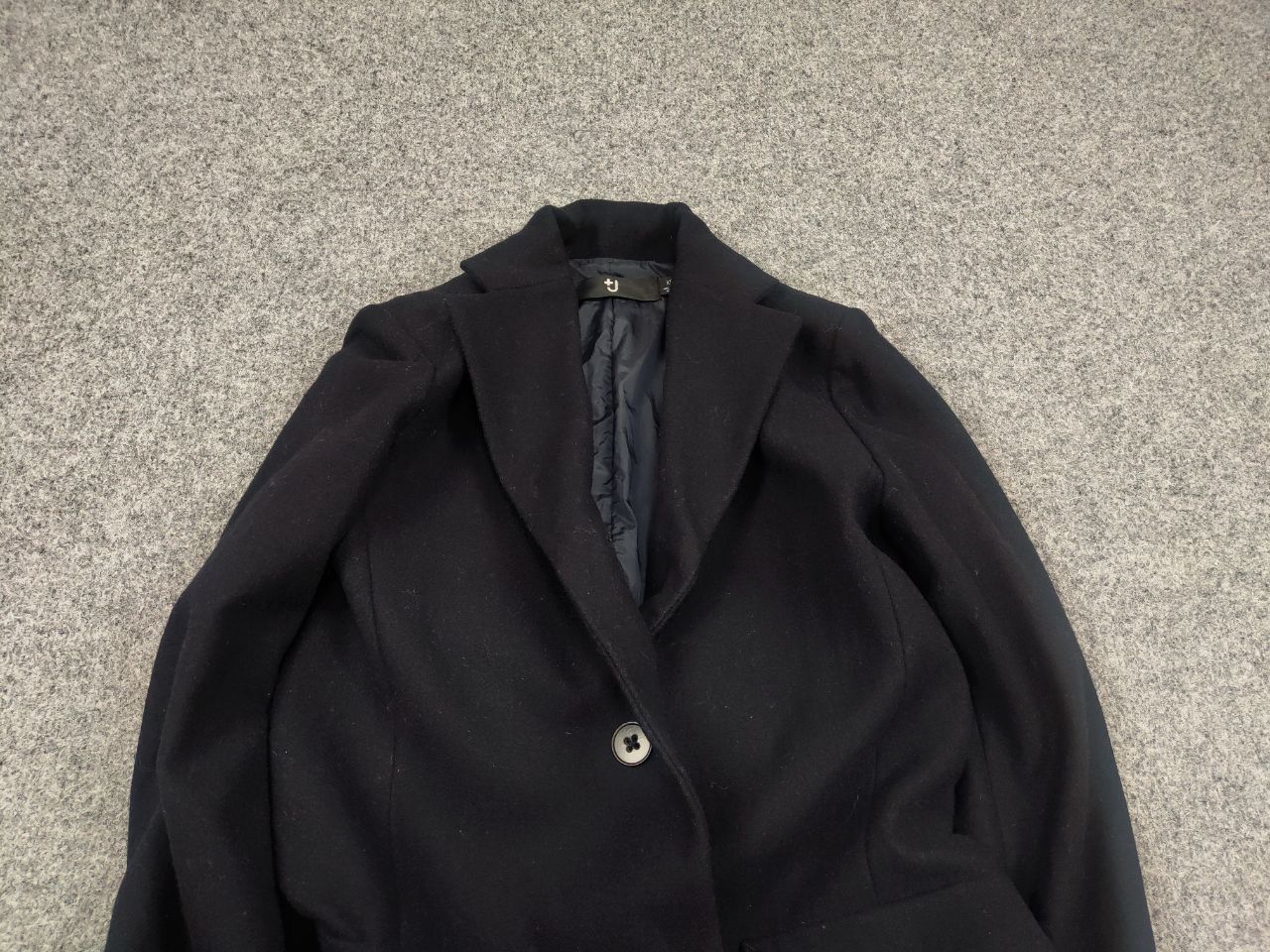 Jil Sander Jil Sander +J x Uniqlo Navy blue Wool Coat Womens Jacket Size S / US 4 / IT 40 - 4 Thumbnail