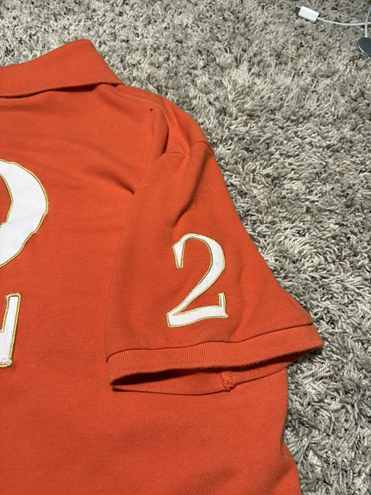 Polo Ralph Lauren Polo Ralph Lauren Blackwatch Polo Orange Tee Size US XL / EU 56 / 4 - 6 Thumbnail