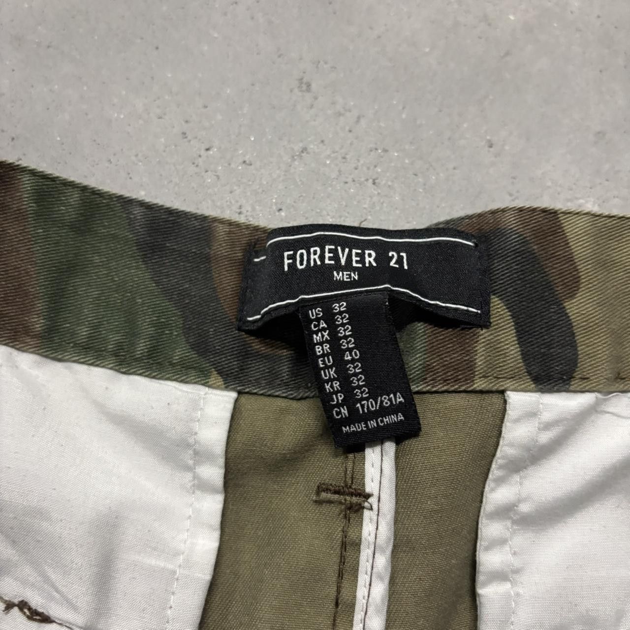 Japanese Brand × Vintage Crazy Vintage Y2K/2000s Grunge Camo Streetwear Cargo Pants! Size US 32 / EU 48 - 8 Thumbnail