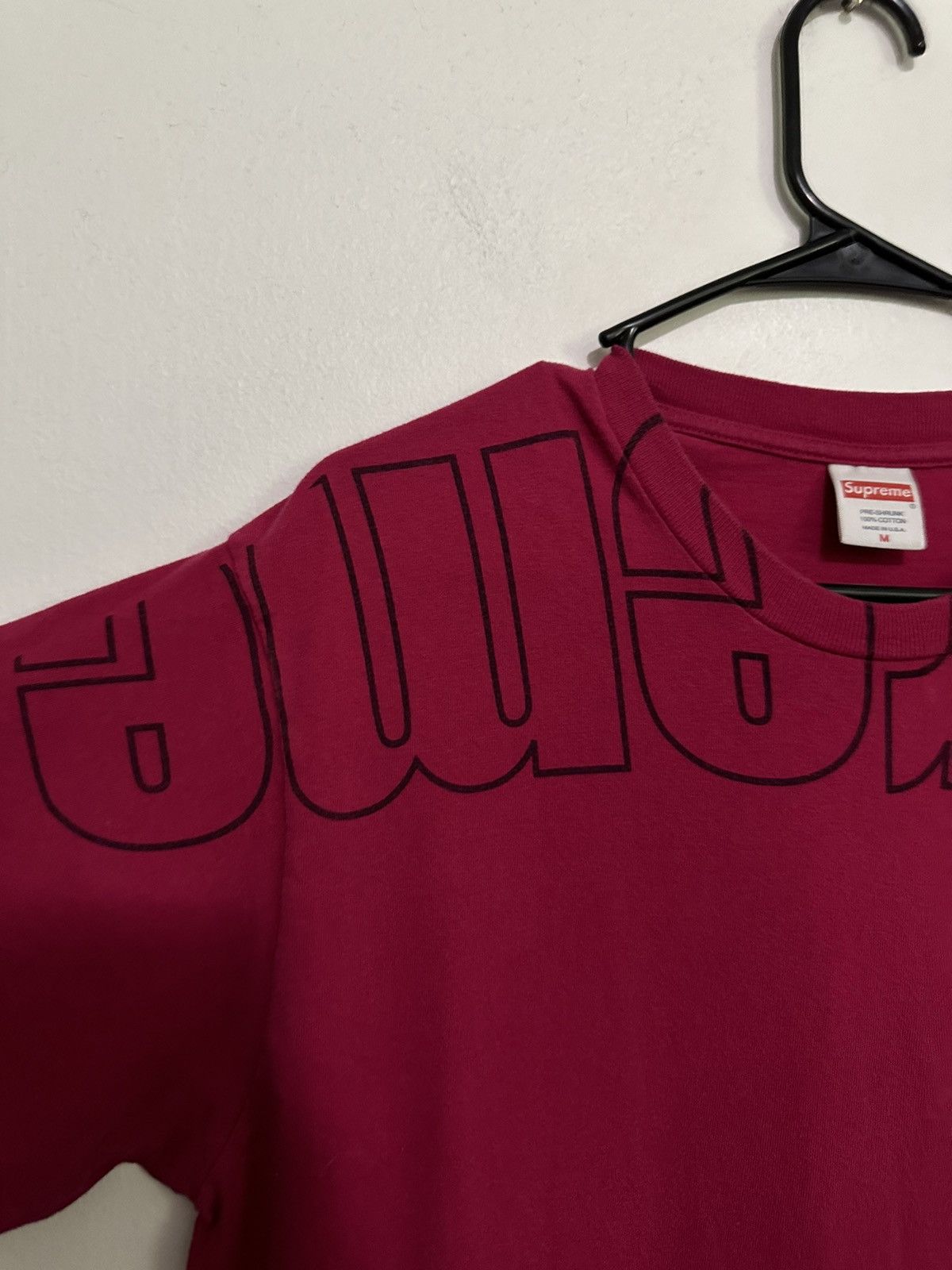 Supreme Supreme Upside Down Tee Size US M / EU 48-50 / 2 - 4 Thumbnail