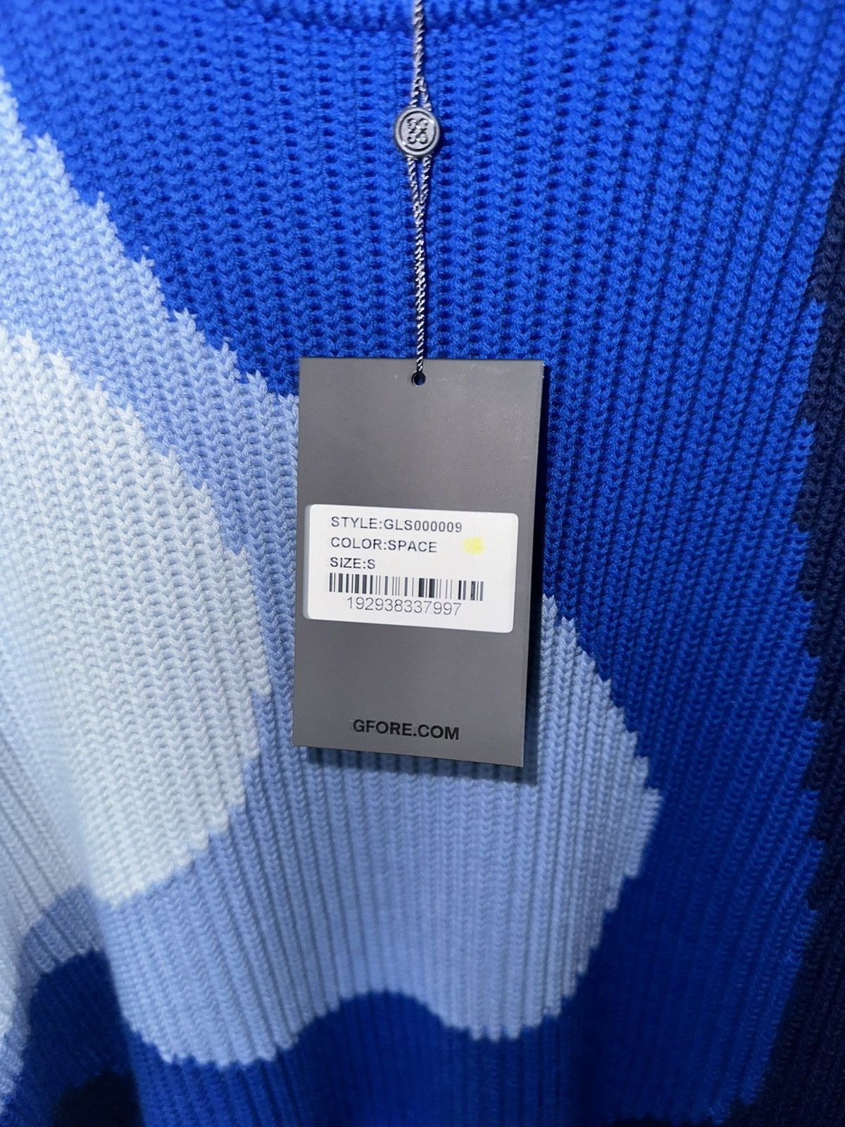 G/FORE G/FORE MERINO WOOL BLUE KNIT SWEATER Size US S / EU 44-46 / 1 - 5 Thumbnail