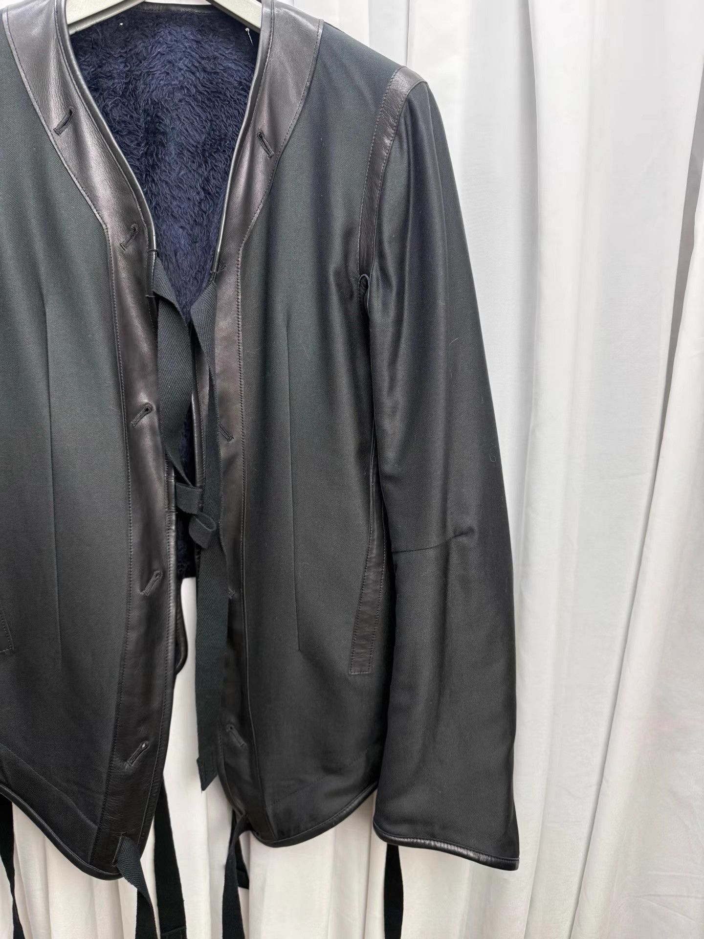 Takahiromiyashita The Soloist. The soloist Leather Panel Military Deconstructed Kimono K20 Size US S / EU 44-46 / 1 - 3 Thumbnail