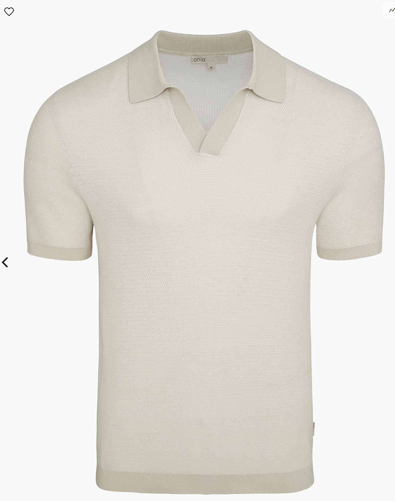 Onia Men's Yellow Onia Polo - Medium Size US M / EU 48-50 / 2 - 4 Thumbnail