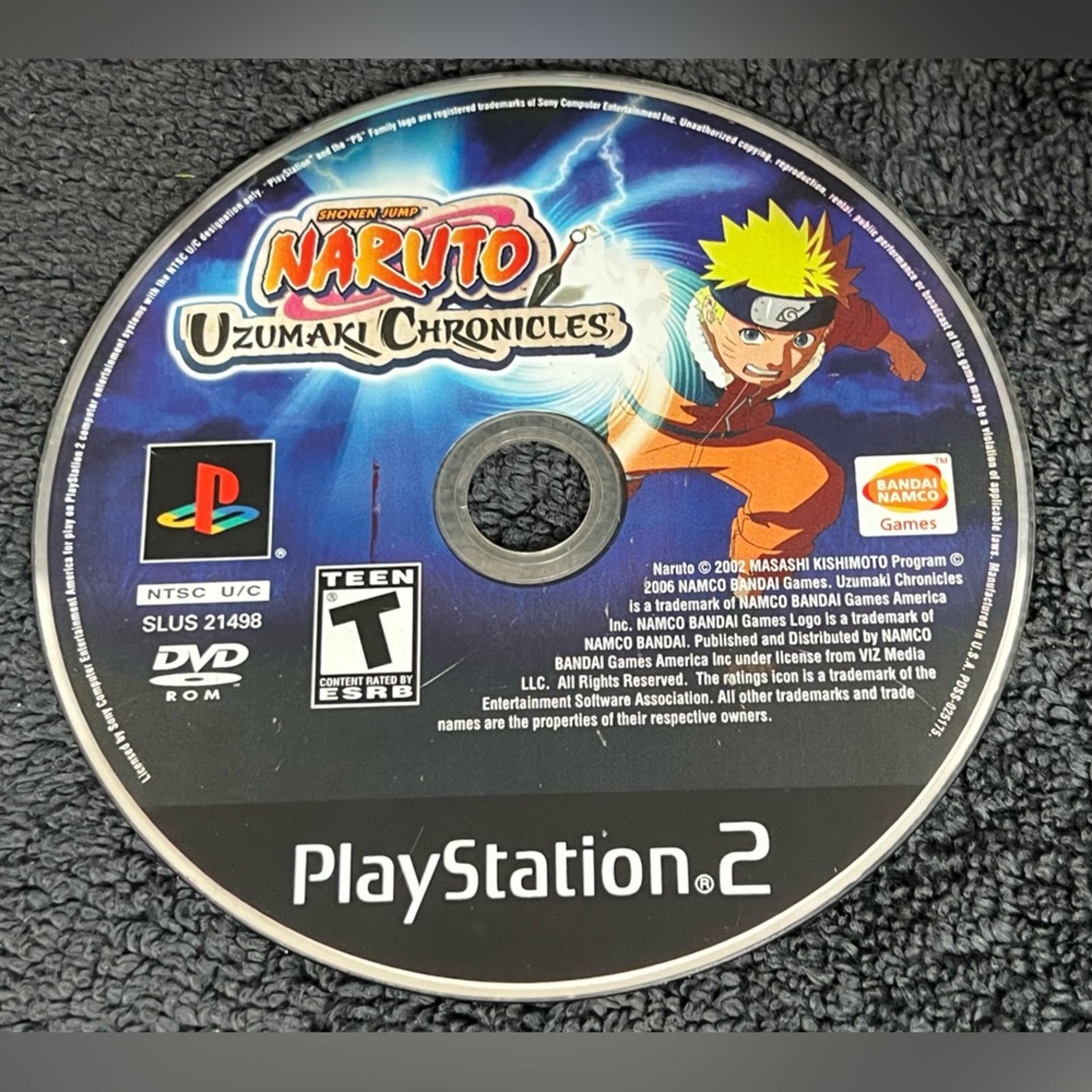 Sony Naruto: Uzumaki (Sony PlayStation 2, 2006) PS2 Disc Only Size ONE SIZE - 1 Thumbnail