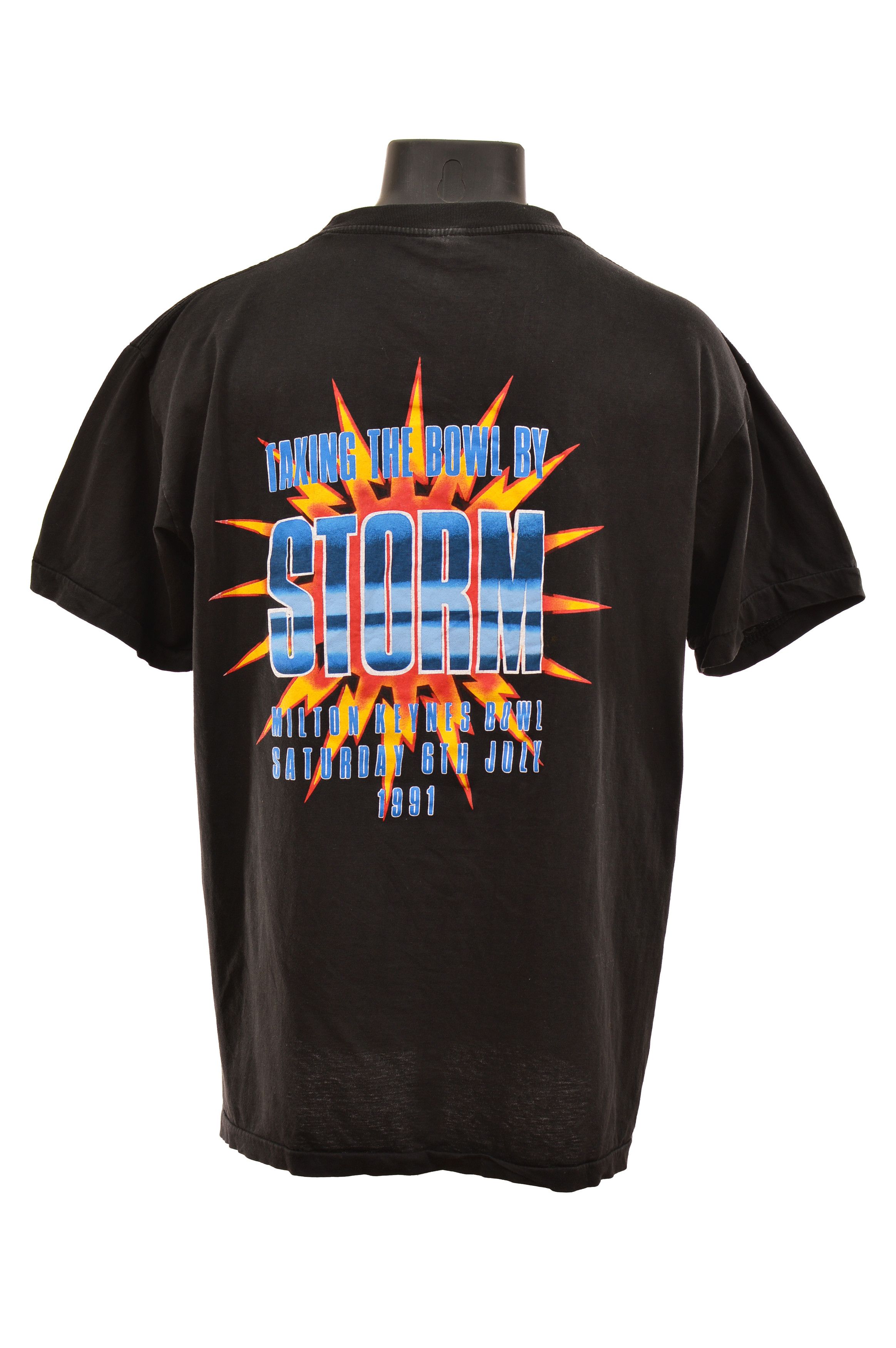 Vintage Thunder Taking The Bowl By Storm 1991 Vintage T-Shirt Size US L / EU 52-54 / 3 - 5 Thumbnail