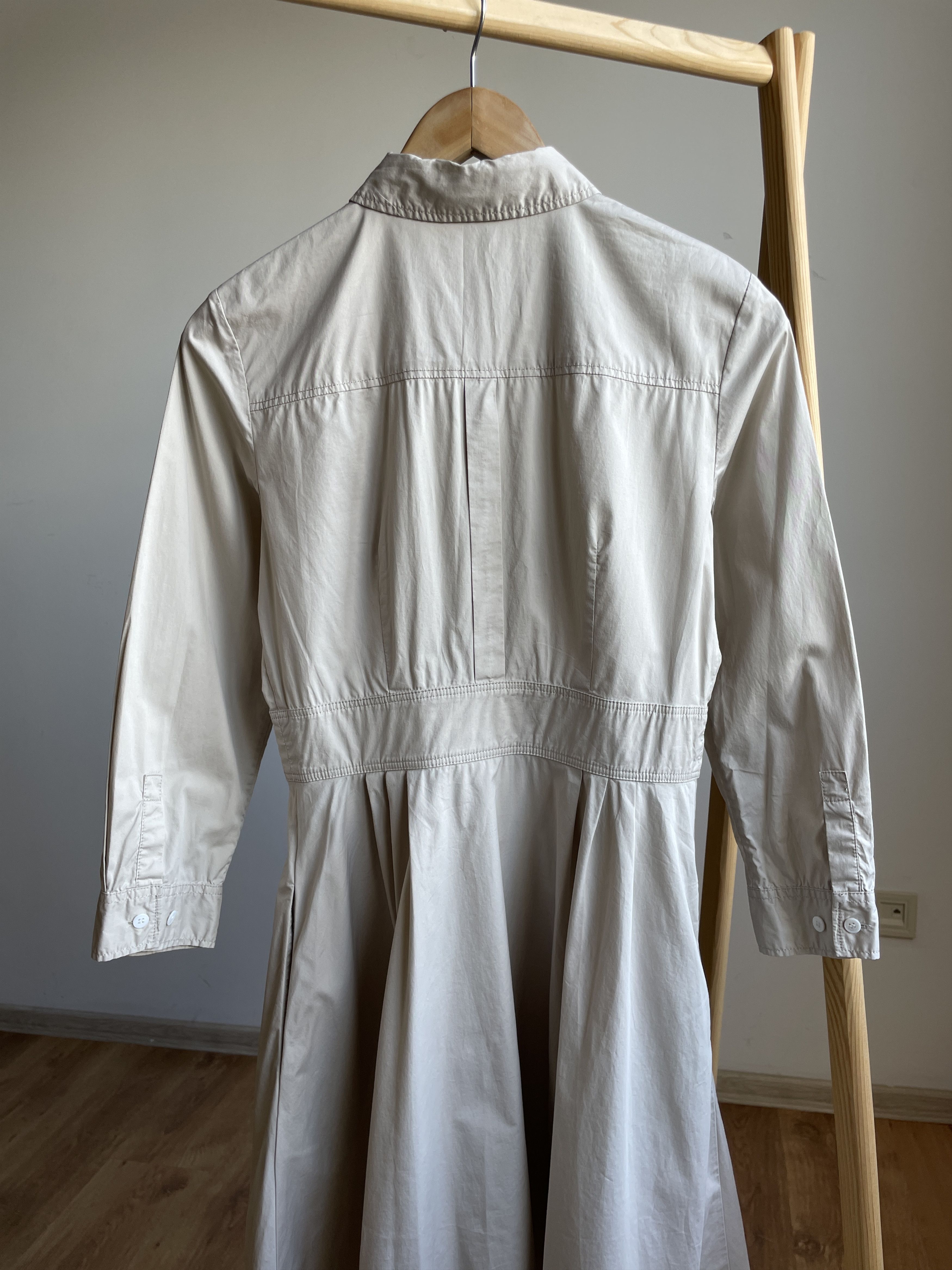 Club Monaco Club Monaco 3/4 Sleeves Cotton Midi Shirt Dress Size 4 Size S / US 4 / IT 40 - 4 Thumbnail