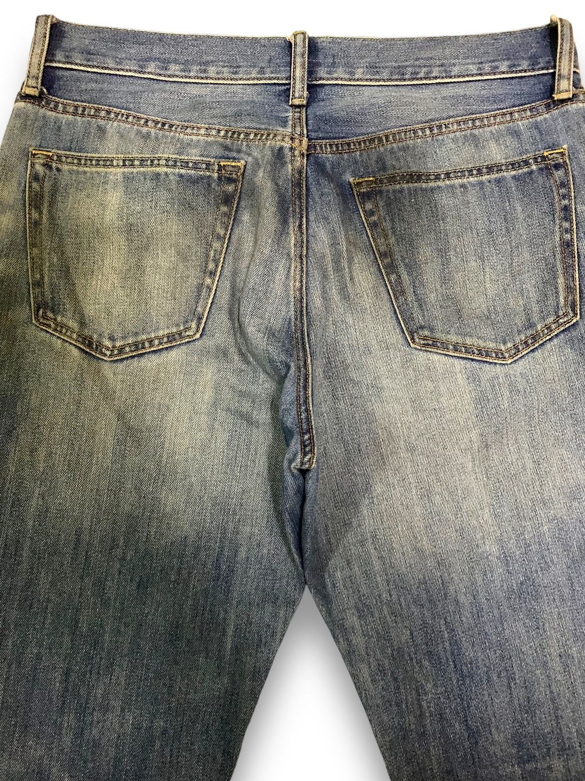Uniqlo Vintage Uniqlo UJ Rusty Mud Wash Regular Fit Distress Jeans Size US 34 / EU 50 - 12 Thumbnail