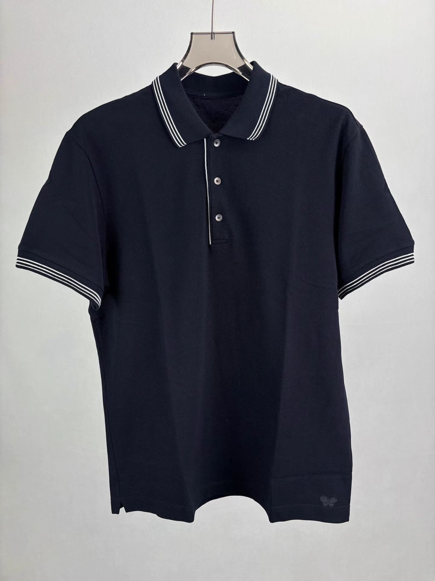 Bottega Veneta BOTTEGA VENETA BV Butterfly Embroidered Short Sleeve Polo K1 Size US L / EU 52-54 / 3 - 1 Thumbnail