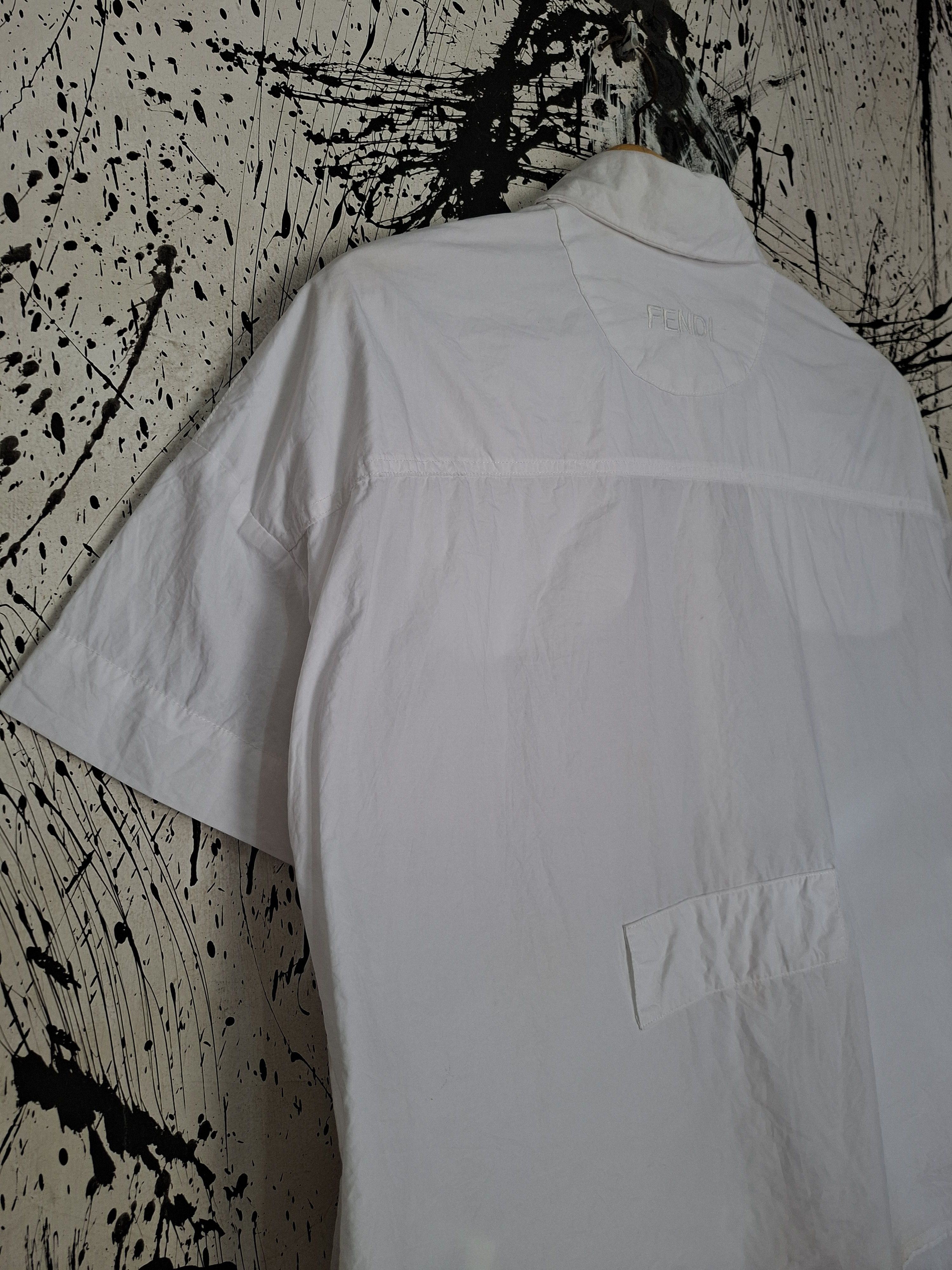 Fendi FENDI ROMA SS 2019 COLLECTION UTILITY BUTTON UP SHIRT Size M / US 6-8 / IT 42-44 - 6 Thumbnail