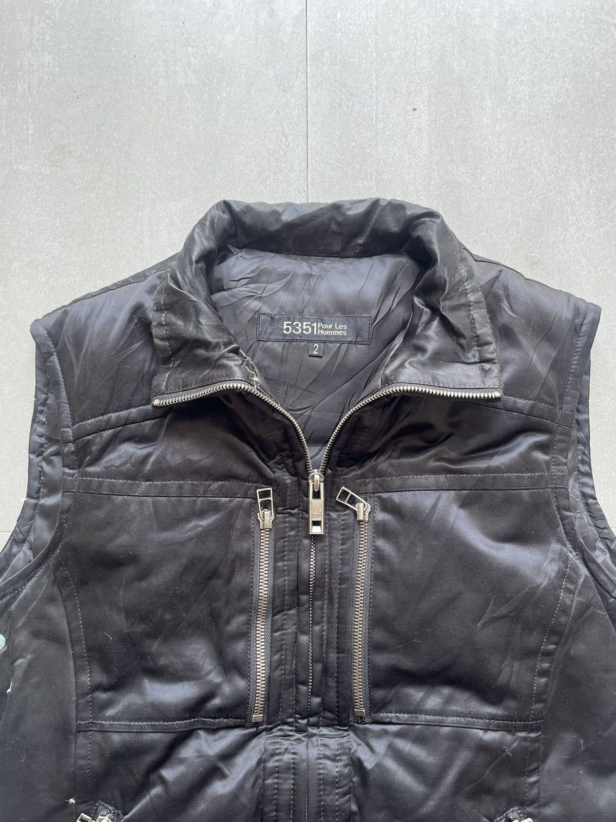5351 pour les hommes puffer vest bondage