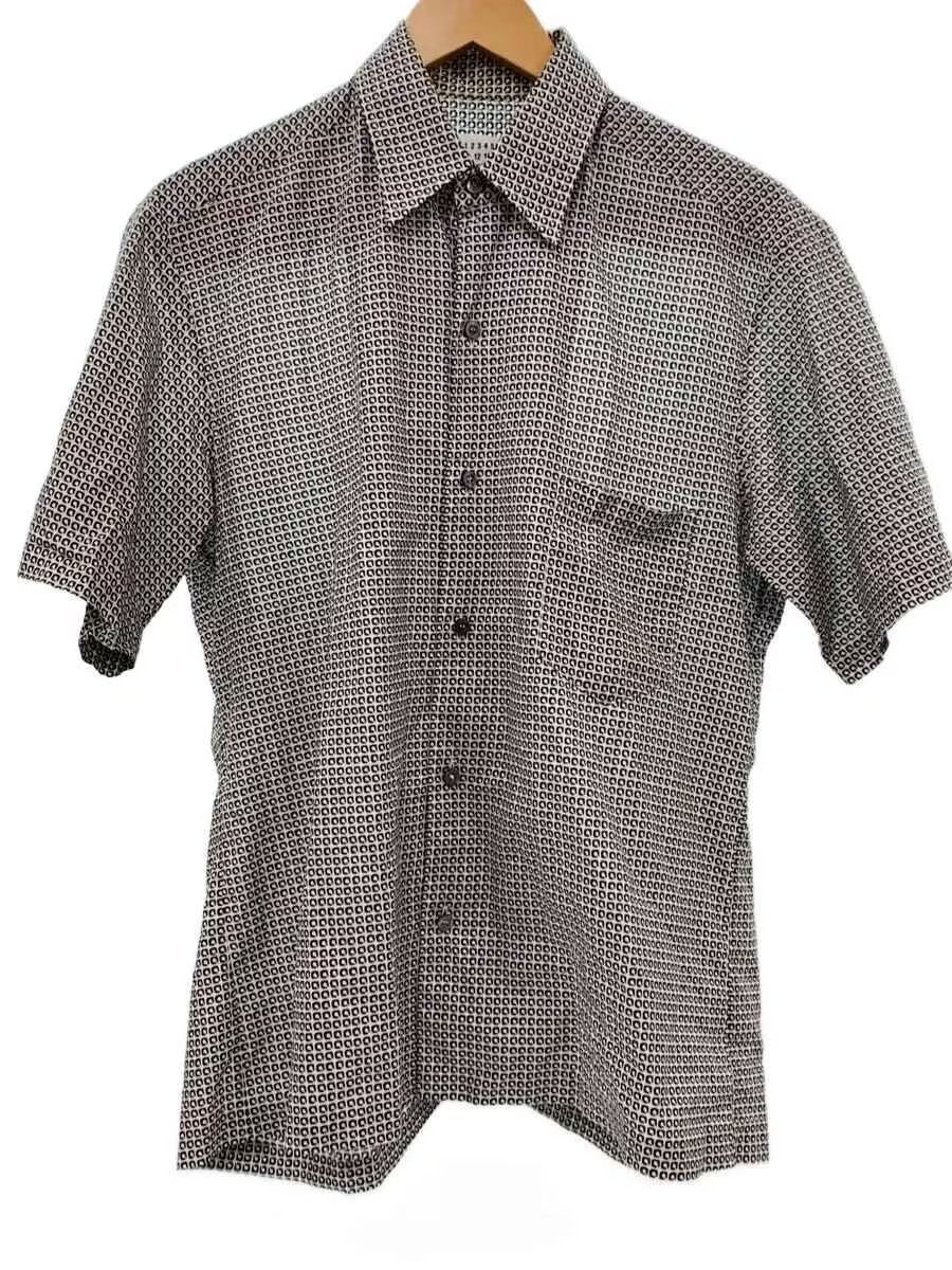 Maison Margiela All Over Pattern Short Sleeve Button Shirt Size US M / EU 48-50 / 2 - 1 Thumbnail