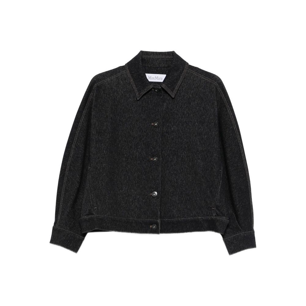 Max Mara Max Mara BLUE Jackets - Denim Jackets Size S / US 4 / IT 40 - 1 Thumbnail