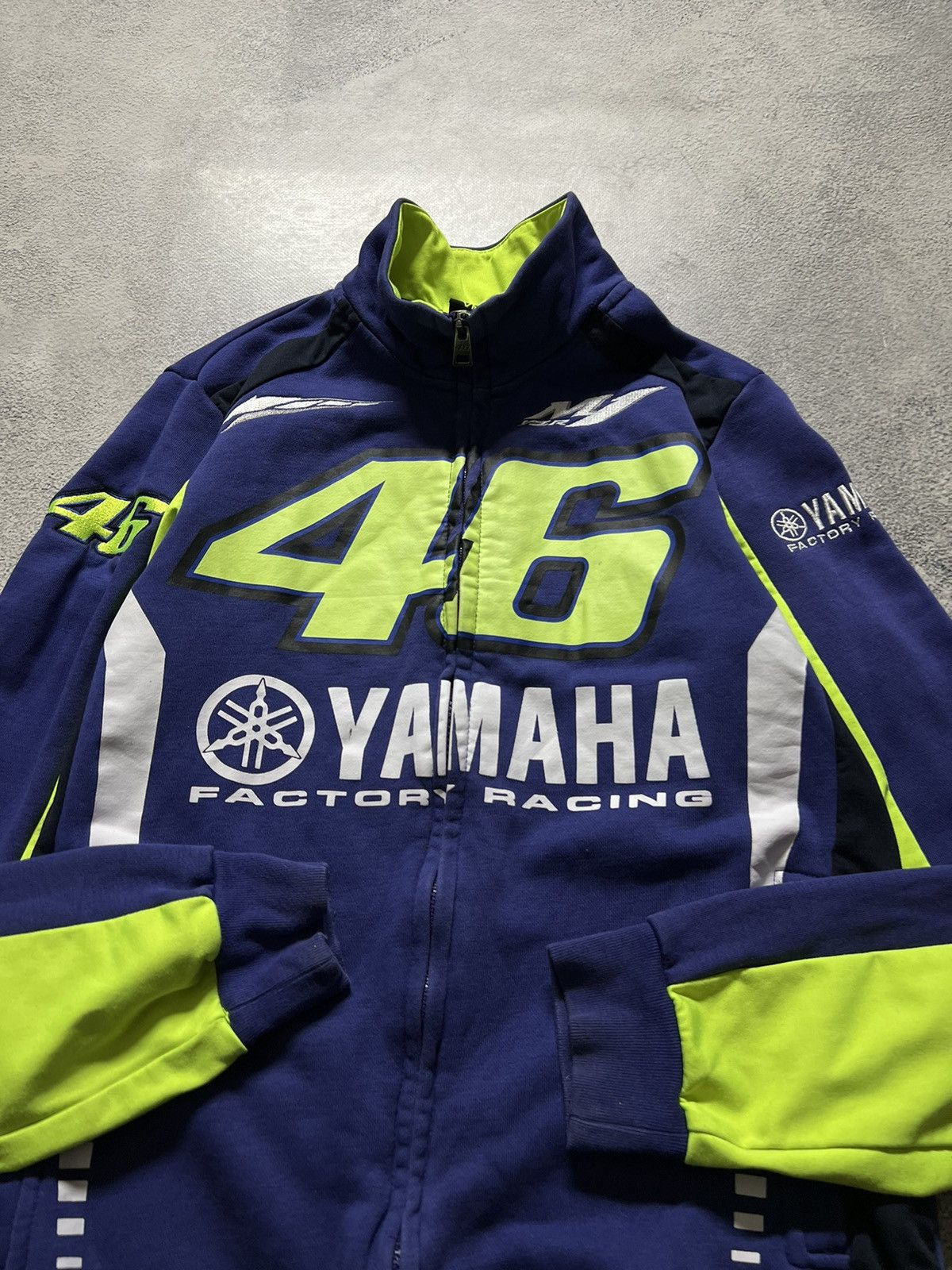 Vintage × Yamaha Vintage Y2k Yamaha💙 Factory Racing Over Print Zip Sweatshirt Size US XS / EU 42 / 0 - 1 Thumbnail