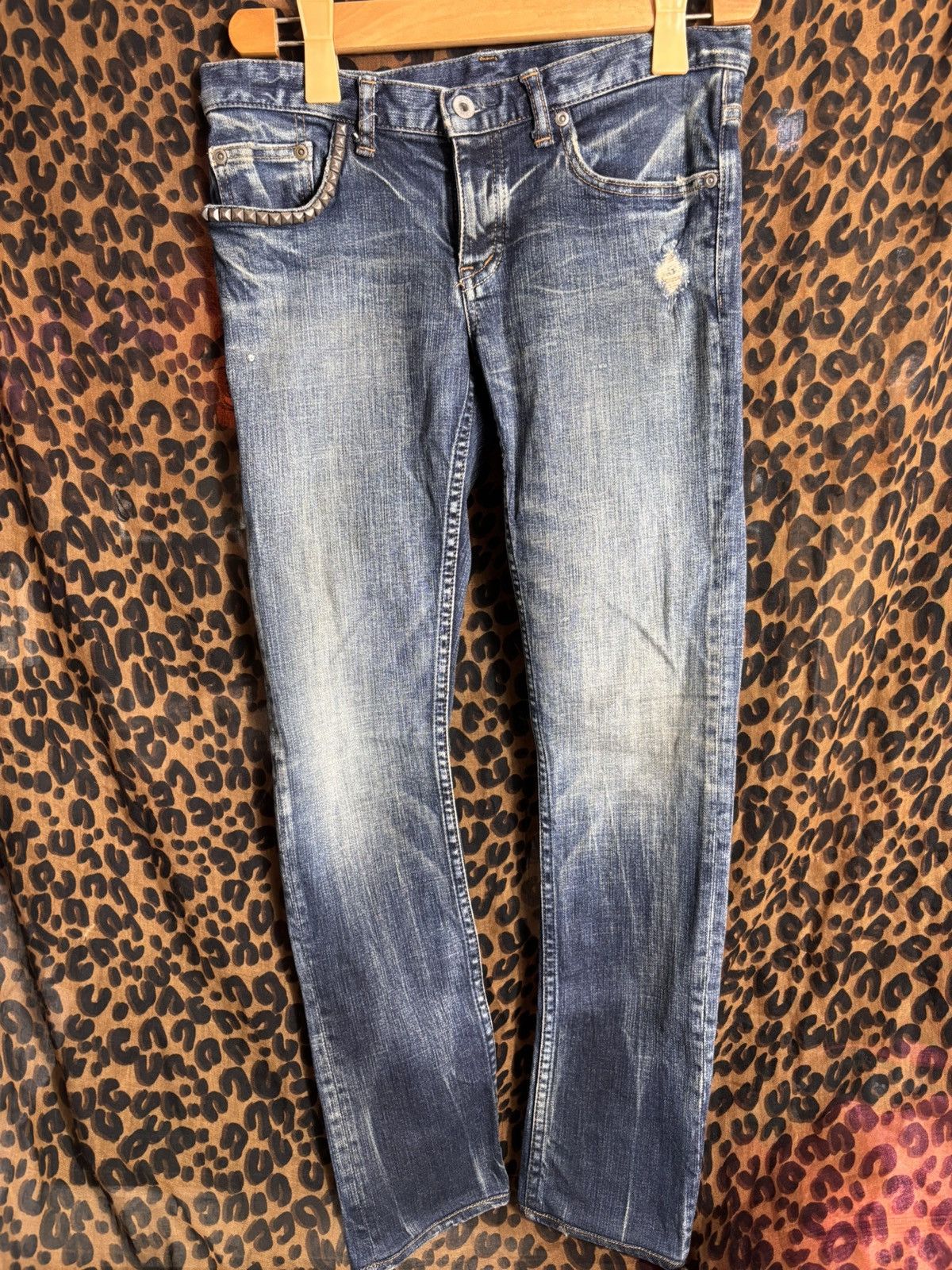Hysteric Glamour Hysteric Glamour Rock Star w/stud distressed jeans Size 30" / US 8 / IT 44 - 1 Thumbnail