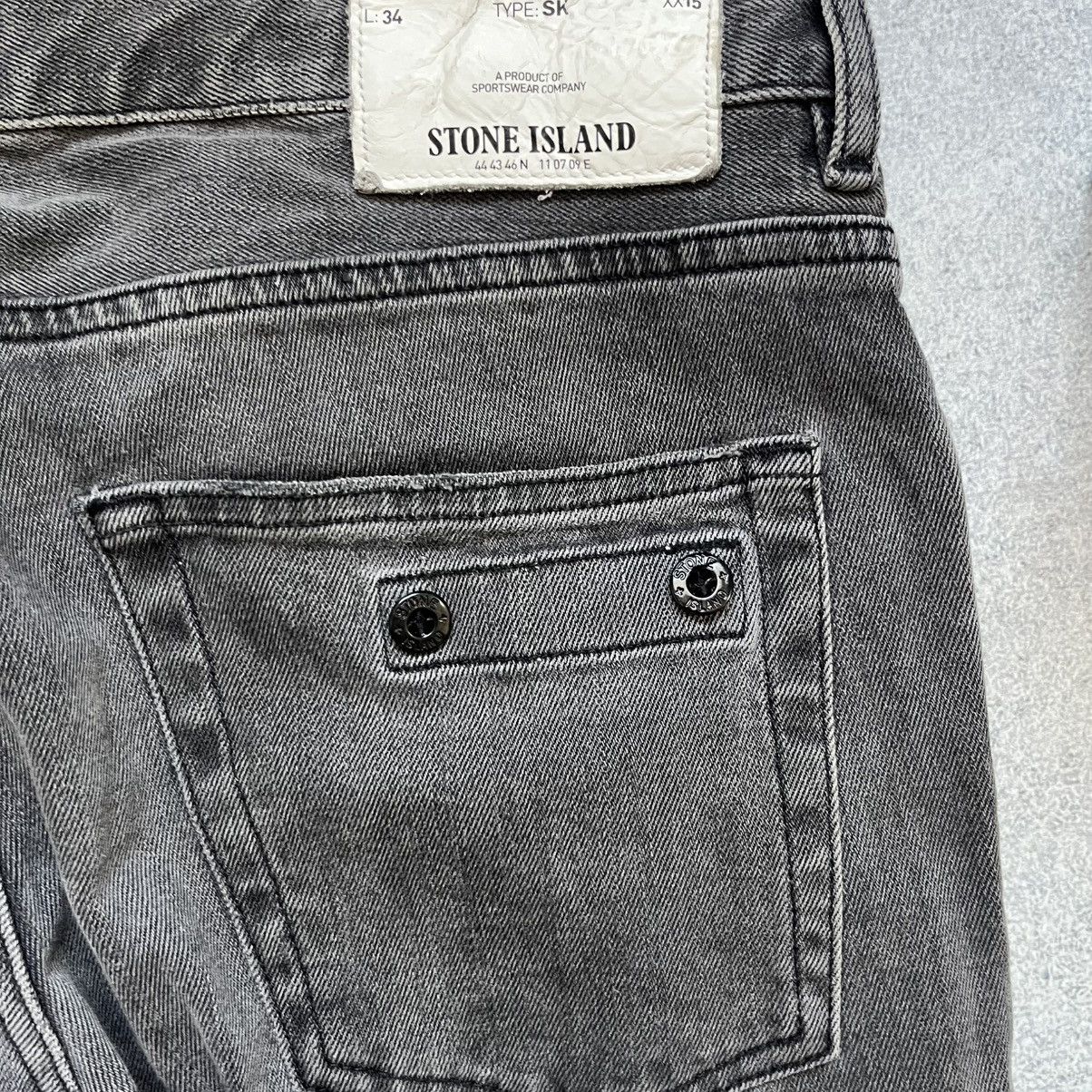 Stone Island STONE ISLAND Jeans Wash Denim Vintage Y2k Affliction Size US 32 / EU 48 - 5 Thumbnail