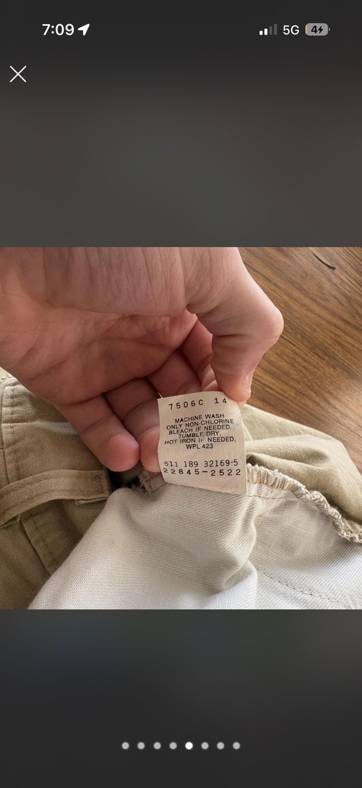 Levi's Vintage Clothing Levis Silvertab khaki style Size US 33 - 6 Thumbnail