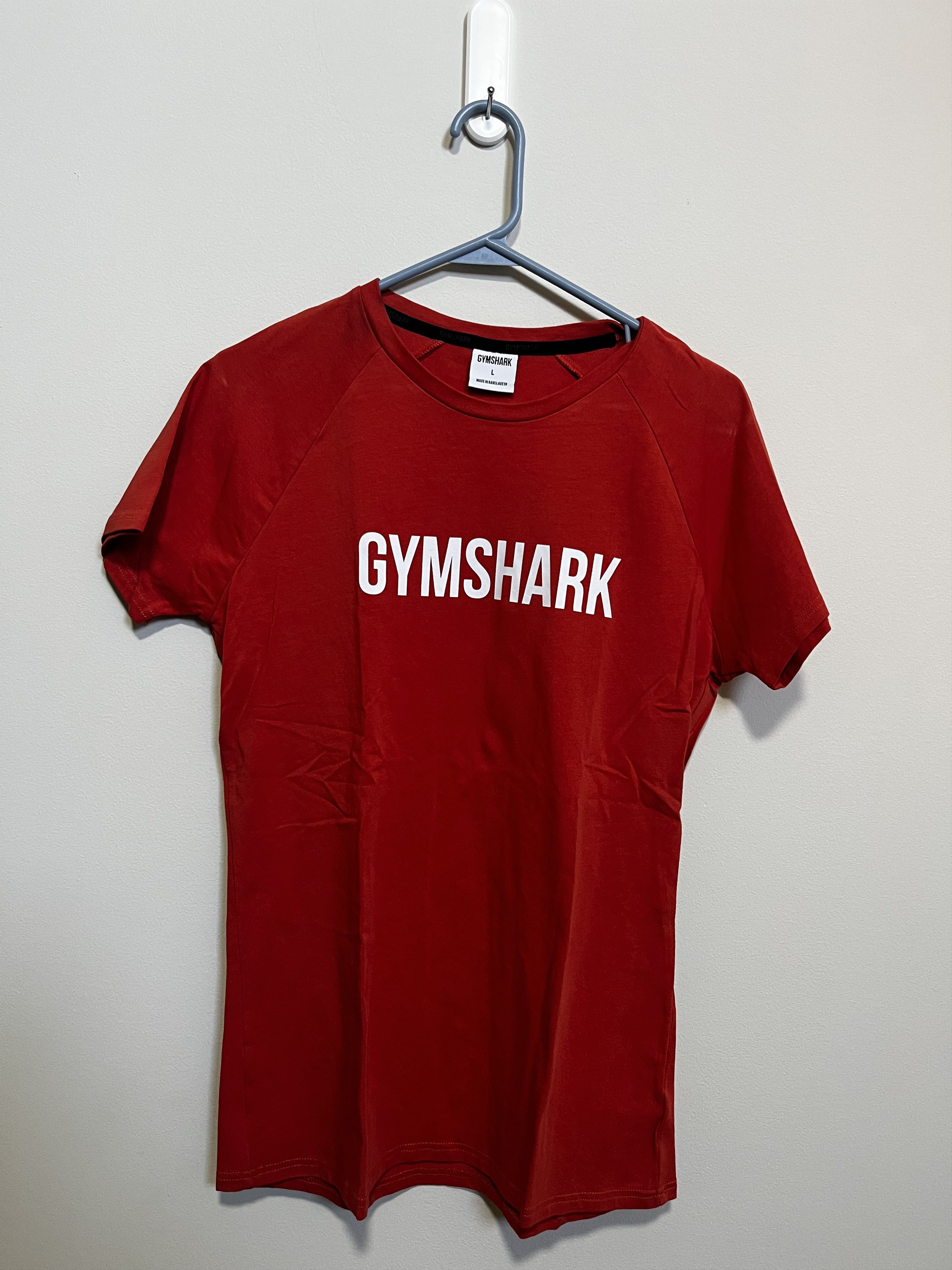 Gymshark Gymshark Logo Tee (Red/White) Size L Size US L / EU 52-54 / 3 - 1 Thumbnail