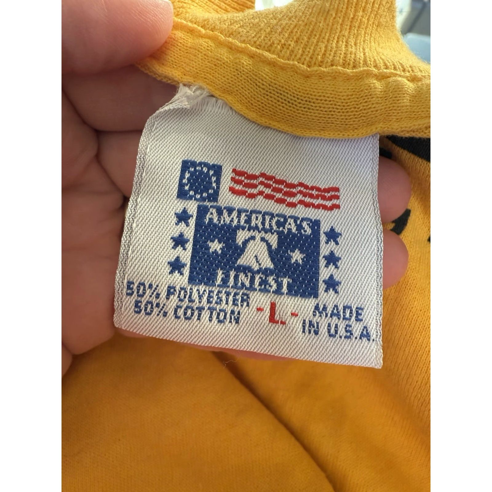 Vintage VINTAGE Nelson Mandela Shirt Mens L Yellow 1990s USA 90s T-Shirt Size US L / EU 52-54 / 3 - 3 Thumbnail