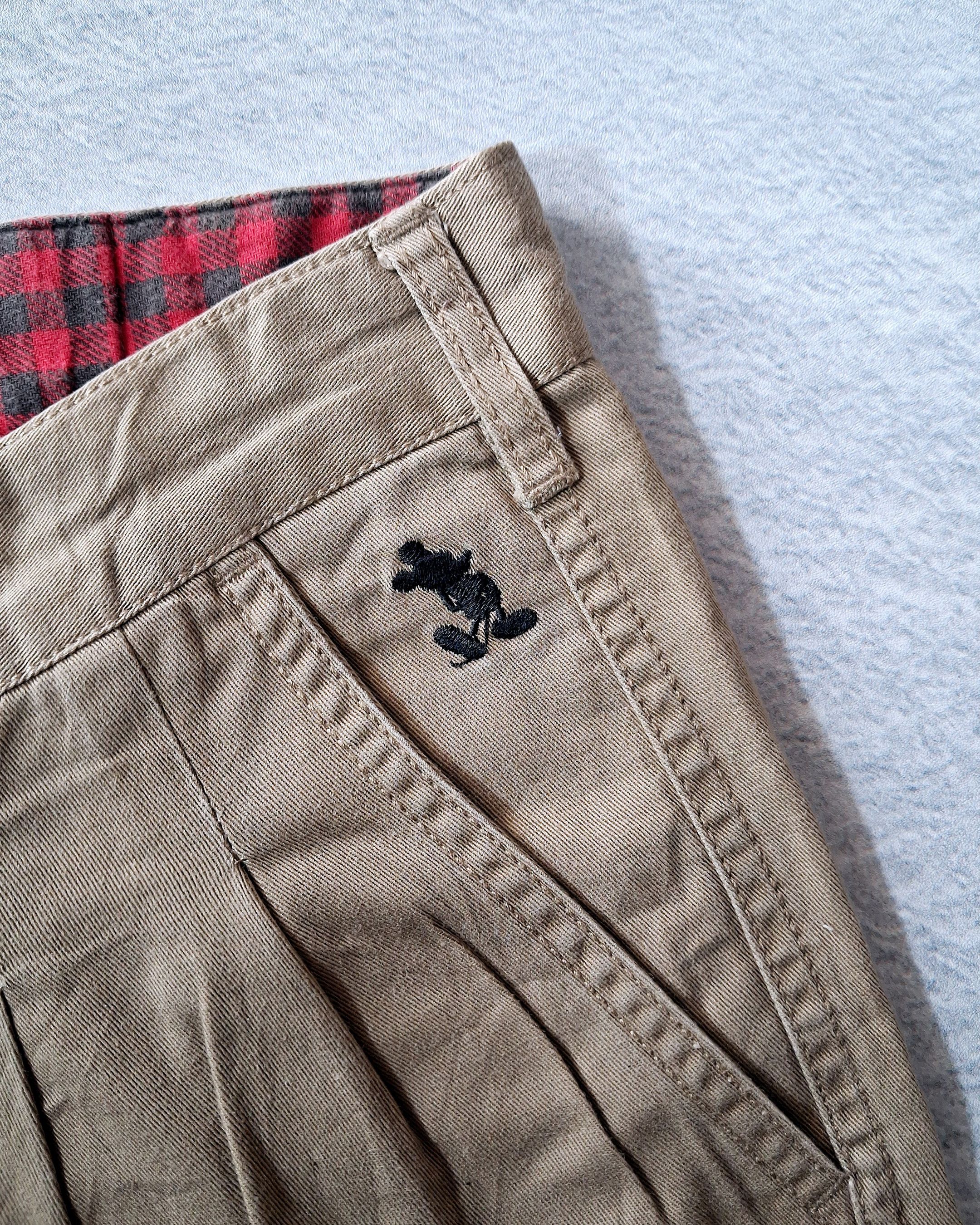 Dickies DICKIES DISNEY MICKEY MOUSE PLEATED PANTS BUCKLE BACK Size 30" / US 8 / IT 44 - 4 Thumbnail